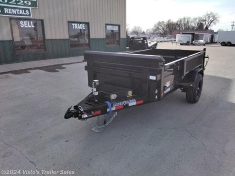 Check out this New Load Trail 60&#39;&#39;X8&#39; Dump Trailer from Visto&#39;s Trailer Sales in West Fargo, ND. Stock # 310579

Standard Features:-5200lb Spring Axle (Electric Brake)-2&#39;&#39; Coupler-18&#39;&#39; Sides-Scissor Hoist-2 Way Gate-Spare Tire Mount-7K Drop Leg Jack-Diamond Plate Fenders (Weld-On)

MAY BE SHOWN W/ OPTIONAL SPARE AND CARRIER.

Visto&#39;s Trailer Sales not only offers trailer sales and truck beds, but also provides parts and service support. We&#39;re here to provide you with full support for your trailer needs.

Don&#39;t forget to shop our Parts department or ask our expert sales team about recommendations or upgrades fit for your trailer, such as spare tires, mounts, toolboxes, and more. We&#39;re here to make your hauling experience easier and more efficient! 

Did you know we offer custom trailer design and ordering? Our trailer sales team will work with you to find the best option fit for your hauling needs. Give us a call at 701-282-0229 to speak with our sales team, or stop by our dealership in West Fargo, ND to see our trailer inventory in person.
