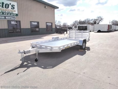 Check out this New 2024 78&quot;X14&#39; Aluma Utility Trailer from Visto&#39;s Trailer Sales in West Fargo, ND. Stock # 282541

Standard Features:-3,500lb Torsion Axle with Electric Brake-2&quot; Coupler-6 Stake Pockets-6 Tie Down Loops-2 Rear Stabilizer Jacks-Front &amp; Side Retaining Walls

*MAY BE SHOWN W/ OPTIONAL SPARE AND CARRIER*

Visto&#39;s Trailer Sales not only offers trailer sales and truck beds, but also provides parts and service support. We&#39;re here to provide you with full support for your trailer needs.

Don&#39;t forget to shop our Parts department or ask our expert sales team about recommendations or upgrades fit for your trailer, such as spare tires, mounts, toolboxes, and more. We&#39;re here to make your hauling experience easier and more efficient! 

Did you know we offer custom trailer design and ordering? Our trailer sales team will work with you to find the best option fit for your hauling needs. Give us a call at 701-282-0229 to speak with our sales team, or stop by our dealership in West Fargo, ND to see our trailer inventory in person.