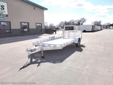 Check out this New 2024 78&quot;X14&#39; Aluma Utility Trailer from Visto&#39;s Trailer Sales in West Fargo, ND. Stock # 282540

Standard Features:-3,500lb Torsion Axle with Electric Brake-2&quot; Coupler-6 Stake Pockets-6 Tie Down Loops-2 Rear Stabilizer Jacks-Front &amp; Side Retaining Walls

*MAY BE SHOWN W/ OPTIONAL SPARE AND CARRIER*

Visto&#39;s Trailer Sales not only offers trailer sales and truck beds, but also provides parts and service support. We&#39;re here to provide you with full support for your trailer needs.

Don&#39;t forget to shop our Parts department or ask our expert sales team about recommendations or upgrades fit for your trailer, such as spare tires, mounts, toolboxes, and more. We&#39;re here to make your hauling experience easier and more efficient! 

Did you know we offer custom trailer design and ordering? Our trailer sales team will work with you to find the best option fit for your hauling needs. Give us a call at 701-282-0229 to speak with our sales team, or stop by our dealership in West Fargo, ND to see our trailer inventory in person.