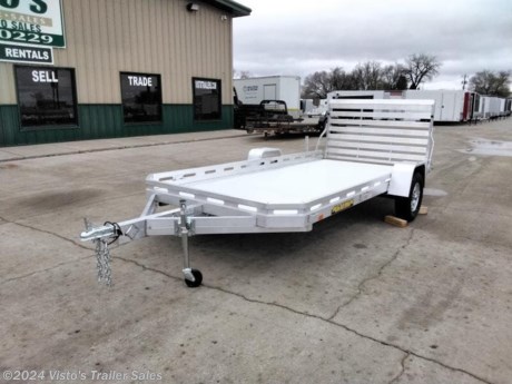 Check out this New 2024 78&quot;X14&#39; Aluma Utility Trailer from Visto&#39;s Trailer Sales in West Fargo, ND. Stock # 282420

Standard Features:-3,500lb Torsion Axle with Electric Brake-2&quot; Coupler-6 Stake Pockets-6 Tie Down Loops-2 Rear Stabilizer Jacks

*MAY BE SHOWN W/ OPTIONAL SPARE AND CARRIER*

Visto&#39;s Trailer Sales not only offers trailer sales and truck beds, but also provides parts and service support. We&#39;re here to provide you with full support for your trailer needs.

Don&#39;t forget to shop our Parts department or ask our expert sales team about recommendations or upgrades fit for your trailer, such as spare tires, mounts, toolboxes, and more. We&#39;re here to make your hauling experience easier and more efficient! 

Did you know we offer custom trailer design and ordering? Our trailer sales team will work with you to find the best option fit for your hauling needs. Give us a call at 701-282-0229 to speak with our sales team, or stop by our dealership in West Fargo, ND to see our trailer inventory in person.