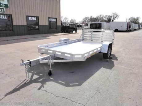 Check out this New Aluma 77&quot;X12&#39; Utility Trailer from Visto&#39;s Trailer Sales in West Fargo, ND. Stock # 283188

Standard Features:-3500lb Torsion Axle-2&#39;&#39; Coupler-Extruded Aluminum Floor-(4) Weld On Tie Loops-Aluminum Wheels-LED Lights-Bi-Fold Gate

*MAY BE SHOWN W/ OPTIONAL SPARE AND CARRIER*

Visto&#39;s Trailer Sales not only offers trailer sales and truck beds, but also provides parts and service support. We&#39;re here to provide you with full support for your trailer needs.

Don&#39;t forget to shop our Parts department or ask our expert sales team about recommendations or upgrades fit for your trailer, such as spare tires, mounts, toolboxes, and more. We&#39;re here to make your hauling experience easier and more efficient! 

Did you know we offer custom trailer design and ordering? Our trailer sales team will work with you to find the best option fit for your hauling needs. Give us a call at 701-282-0229 to speak with our sales team, or stop by our dealership in West Fargo, ND to see our trailer inventory in person.