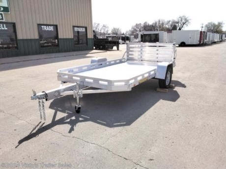 Check out this New Aluma 77&quot;X12&#39; Utility Trailer from Visto&#39;s Trailer Sales in West Fargo, ND. Stock # 283190

Standard Features:-3500lb Torsion Axle-2&#39;&#39; Coupler-Extruded Aluminum Floor-(4) Weld On Tie Loops-Aluminum Wheels-LED Lights-Bi-Fold Gate


*MAY BE SHOWN W/ OPTIONAL SPARE AND CARRIER*

Visto&#39;s Trailer Sales not only offers trailer sales and truck beds, but also provides parts and service support. We&#39;re here to provide you with full support for your trailer needs.

Don&#39;t forget to shop our Parts department or ask our expert sales team about recommendations or upgrades fit for your trailer, such as spare tires, mounts, toolboxes, and more. We&#39;re here to make your hauling experience easier and more efficient! 

Did you know we offer custom trailer design and ordering? Our trailer sales team will work with you to find the best option fit for your hauling needs. Give us a call at 701-282-0229 to speak with our sales team, or stop by our dealership in West Fargo, ND to see our trailer inventory in person.