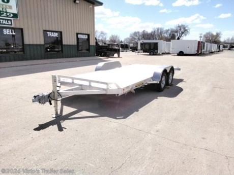 Check out this New Aluma 82&quot;X16&#39; Aluminum Tilt from Visto&#39;s Trailer Sales in West Fargo, ND. Stock # 283400

Standard Features:-(2) 3,500lb Torsion Axles-Extruded Aluminum Floor-Removable Fenders-Aluminum Wheels-Tilt-Extruded Aluminum Floor-(4) Recessed D-Rings

*MAY BE SHOWN W/ OPTIONAL SPARE AND CARRIER*

Visto&#39;s Trailer Sales not only offers trailer sales and truck beds, but also provides parts and service support. We&#39;re here to provide you with full support for your trailer needs.

Don&#39;t forget to shop our Parts department or ask our expert sales team about recommendations or upgrades fit for your trailer, such as spare tires, mounts, toolboxes, and more. We&#39;re here to make your hauling experience easier and more efficient! 

Did you know we offer custom trailer design and ordering? Our trailer sales team will work with you to find the best option fit for your hauling needs. Give us a call at 701-282-0229 to speak with our sales team, or stop by our dealership in West Fargo, ND to see our trailer inventory in person.