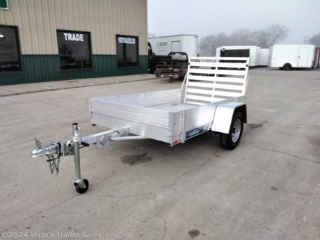 Check out this New Aluma 54&quot; X 8&#39; Utility Trailer from Visto&#39;s Trailer Sales in West Fargo, ND. Stock # 281455

Standard Features:-2000lb Torsion Axle-2&#39;&#39; Coupler-Steel Wheels-LED Lighting-Swivel Tongue Jack-(4) Weld On Tie Loops-12&quot; Solid Front and Sides

Upgrades Added:-12&quot; Stoneguard-12&quot; Solid Sides

*MAY BE SHOWN W/ OPTIONAL SPARE AND CARRIER*

Visto&#39;s Trailer Sales not only offers trailer sales and truck beds, but also provides parts and service support. We&#39;re here to provide you with full support for your trailer needs.

Don&#39;t forget to shop our Parts department or ask our expert sales team about recommendations or upgrades fit for your trailer, such as spare tires, mounts, toolboxes, and more. We&#39;re here to make your hauling experience easier and more efficient! 

Did you know we offer custom trailer design and ordering? Our trailer sales team will work with you to find the best option fit for your hauling needs. Give us a call at 701-282-0229 to speak with our sales team, or stop by our dealership in West Fargo, ND to see our trailer inventory in person.