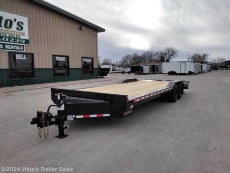 Check out this **New Midsota STWB 102&quot;X24&#39; Trailer ** from Visto&#39;s Trailer Sales in West Fargo, ND. Stock # 117055

Standard Features:-(2) 8000lb Spring Axles (Electric Brakes)-102&#39;&#39; Bed Width (Drive Over Fenders)-2 5/16&#39;&#39; Coupler-17.5&#39;&#39; 16 Ply Tires-PPG Industrial Grade Poly Primer &amp; Paint

Upgrades Added:-Steel Tool Box-Stake Pocket for Spare Tire Carrier

*MAY BE SHOWN W/ OPTIONAL SPARE AND CARRIER*

Visto&#39;s Trailer Sales not only offers trailer sales and truck beds, but also provides parts and service support. We&#39;re here to provide you with full support for your trailer needs.

Don&#39;t forget to shop our Parts department or ask our expert sales team about recommendations or upgrades fit for your trailer, such as spare tires, mounts, toolboxes, and more. We&#39;re here to make your hauling experience easier and more efficient! 

Did you know we offer custom trailer design and ordering? Our trailer sales team will work with you to find the best option fit for your hauling needs. Give us a call at 701-282-0229 to speak with our sales team, or stop by our dealership in West Fargo, ND to see our trailer inventory in person.