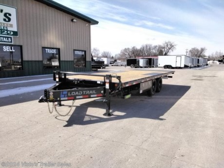 Check out this New Load Trail 102&quot;X22&#39; Pintle Tilt Equipment Trailer from Visto&#39;s Trailer Sales in West Fargo, ND. Stock # 319954

Standard Features:-2-7,000 Lb Dexter Spring Axles (2 Elec FSA Brakes)-ST235/80 R16 LRE 10 Ply. (BLACK WHEELS)-Coupler 2-5/16&quot; Adjustable (6 HOLE)-Treated Wood Floor-Diamond Plate Over Wheels-12&quot; Cross-Members-Jack Spring Loaded Drop Leg 2-10K-Full Tilt Deck-Lights LED (w/Cold Weather Harness)-Under Frame Bridge-Standard Battery Wall Charger (5 Amp)

Upgrades Added:-Tool Tray-Wireless Remote (2-Button)-15&quot; MAX Step

*MAY BE SHOWN W/ OPTIONAL SPARE AND CARRIER*

Visto&#39;s Trailer Sales not only offers trailer sales and truck beds, but also provides parts and service support. We&#39;re here to provide you with full support for your trailer needs.

Don&#39;t forget to shop our Parts department or ask our expert sales team about recommendations or upgrades fit for your trailer, such as spare tires, mounts, toolboxes, and more. We&#39;re here to make your hauling experience easier and more efficient! 

Did you know we offer custom trailer design and ordering? Our trailer sales team will work with you to find the best option fit for your hauling needs. Give us a call at 701-282-0229 to speak with our sales team, or stop by our dealership in West Fargo, ND to see our trailer inventory in person.