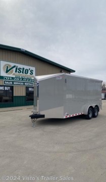 Check out this New Bravo 7&#39; X 16&#39; Star Enclosed Trailer from Visto&#39;s Trailer Sales in West Fargo, ND. Stock # 046228 

Standard Features:-(2) 5200# Tandem Drop Spring Axles-Electric Brakes-No Internal Wheel Wells-6&quot; Tube Frame-16&quot; OC Crossmembers-6&#39;7&quot; Interior Height-2 5/16&quot; Coupler-ST225/75R15-3/8&quot; Interior Walls-3/4&quot; Flooring-Double Rear Barn Doors-(2) Interior Dome Lights-24&quot; Stoneguard-12V Wall Switch

Upgrades Added:-Roof Extension-(2) 11&quot; Rear Loading Lights-Slant Wedge Front V

*MAY BE SHOWN W/ OPTIONAL SPARE AND CARRIER*

Visto&#39;s Trailer Sales not only offers trailer sales and truck beds, but also provides parts and service support. We&#39;re here to provide you with full support for your trailer needs.

Don&#39;t forget to shop our Parts department or ask our expert sales team about recommendations or upgrades fit for your trailer, such as spare tires, mounts, toolboxes, and more. We&#39;re here to make your hauling experience easier and more efficient! 

Did you know we offer custom trailer design and ordering? Our trailer sales team will work with you to find the best option fit for your hauling needs. Give us a call at 701-282-0229 to speak with our sales team, or stop by our dealership in West Fargo, ND to see our trailer inventory in person.