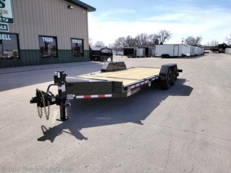 Check out this New Midsota 83&quot;X20&#39; Tilt Bed Trailer from Vistos Trailer Sales in West Fargo, ND. Stock # 116910

Standard Features:-(2) 7000lb Spring Drop Axles (Electric Brakes)-Tubular Steel Main Frame-2 5/16&#39;&#39; Coupler-20&#39;&#39; Bed Height-Rub Rail &amp; Stake Pockets-12K Spring Return Jack-PPG Industrial Grade Poly Primer &amp; Paint

Upgrades Added-Steel Tool Box

MAY BE SHOWN W/ OPTIONAL SPARE AND CARRIER

Vistos Trailer Sales not only offers trailer sales and truck beds, but also provides parts and service support. We&#39;re here to provide you with full support for your trailer needs.

Don&#39;t forget to shop our Parts department or ask our expert sales team about recommendations or upgrades fit for your trailer, such as spare tires, mounts, toolboxes, and more. Were here to make your hauling experience easier and more efficient!

Did you know we offer custom trailer design and ordering? Our trailer sales team will work with you to find the best option fit for your hauling needs. Give us a call at 701-282-0229 to speak with our sales team, or stop by our dealership in West Fargo, ND to see our trailer inventory in person.