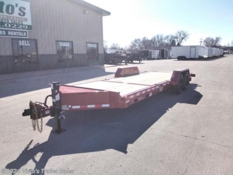 Check out this New Midsota 83&quot;X22&#39; Tilt Bed Trailer from Vistos Trailer Sales in West Fargo, ND. Stock # 116914

Standard Features:-(2) 8000lb Spring Drop Axles (Electric Brakes)-Tubular Steel Main Frame-2 5/16&#39;&#39; Coupler-20&#39;&#39; Bed Height-Rub Rail &amp; Stake Pockets-12K Spring Return Jack-PPG Industrial Grade Poly Primer &amp; Paint

Upgrades Added-Steel Tool Box-Pallet Fork Holders

MAY BE SHOWN W/ OPTIONAL SPARE AND CARRIER

Vistos Trailer Sales not only offers trailer sales and truck beds, but also provides parts and service support. We&#39;re here to provide you with full support for your trailer needs.

Don&#39;t forget to shop our Parts department or ask our expert sales team about recommendations or upgrades fit for your trailer, such as spare tires, mounts, toolboxes, and more. Were here to make your hauling experience easier and more efficient!

Did you know we offer custom trailer design and ordering? Our trailer sales team will work with you to find the best option fit for your hauling needs. Give us a call at 701-282-0229 to speak with our sales team, or stop by our dealership in West Fargo, ND to see our trailer inventory in person.