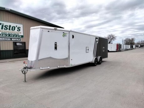 Check out this Used 2023 NEO 75&quot;X29&#39; Enclosed Snowmobile Trailer available at Vistos Trailer Sales in West Fargo, ND. Stock # 326690

Features:-(2) 3,500lb Spring Axles-2 5/16&quot; Adjustable Coupler-7&#39; Interior Height-Front Ramp-Cabinet-2 Fuel Doors-Rear Scene Light-Rear Jacks-7 Recessed Tie Downs-2 Tone

All used trailers sold by Vistos Trailer Sales are sold As Is with no warranty. Inspections and services are available for an extra cost. Used trailers are priced appropriately knowing the potential for work needed.

Vistos Trailer Sales not only offers trailer sales and truck beds, but also provides parts and service support. Were here to provide you with full support for your trailer needs.

Dont forget to shop our Parts department or ask our expert sales team about recommendations or upgrades fit for your trailer, such as spare tires, mounts, toolboxes, and more. Were here to make your hauling experience easier and more efficient!

Did you know we offer custom trailer design and ordering? Our trailer sales team will work with you to find the best option fit for your hauling needs. Give us a call at 701-282-0229 to speak with our sales team, or stop by our dealership in West Fargo, ND to see our trailer inventory in person.