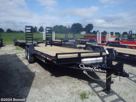 &lt;p&gt;&lt;span style=&quot;font-family: helvetica, arial, sans-serif;&quot;&gt;Standard Features on Quality&#39;s Equipment Trailer (General Duty):&lt;/span&gt;&lt;/p&gt;
&lt;ul&gt;
&lt;li&gt;&lt;span style=&quot;font-family: helvetica, arial, sans-serif;&quot;&gt;6&quot; Channel Frame&lt;/span&gt;&lt;/li&gt;
&lt;li&gt;&lt;span style=&quot;font-family: helvetica, arial, sans-serif;&quot;&gt;6&quot; Wrap Around Tongue&lt;/span&gt;&lt;/li&gt;
&lt;li&gt;&lt;span style=&quot;font-family: helvetica, arial, sans-serif;&quot;&gt;7,000# Axles&lt;/span&gt;&lt;/li&gt;
&lt;li&gt;&lt;span style=&quot;font-family: helvetica, arial, sans-serif;&quot;&gt;16&quot; Radial Tires&lt;/span&gt;&lt;/li&gt;
&lt;li&gt;&lt;span style=&quot;font-family: helvetica, arial, sans-serif;&quot;&gt;Electric Brakes, all wheels&lt;/span&gt;&lt;/li&gt;
&lt;li&gt;&lt;span style=&quot;font-family: helvetica, arial, sans-serif;&quot;&gt;Diamond Plate Fenders&lt;/span&gt;&lt;/li&gt;
&lt;li&gt;&lt;span style=&quot;font-family: helvetica, arial, sans-serif;&quot;&gt;Stand-up Ladder Ramps&lt;/span&gt;&lt;/li&gt;
&lt;li&gt;&lt;span style=&quot;font-family: helvetica, arial, sans-serif;&quot;&gt;Adjustable Pintle Ring or 2-5/16&quot; Ball Coupler&lt;/span&gt;&lt;/li&gt;
&lt;/ul&gt;
&lt;p&gt;&lt;span style=&quot;font-family: helvetica, arial, sans-serif;&quot;&gt;This Unit is Equipped with the following Options (Professional Duty):&lt;/span&gt;&lt;/p&gt;
&lt;ul&gt;
&lt;li&gt;&lt;span style=&quot;font-family: helvetica, arial, sans-serif;&quot;&gt;12,000# Drop Leg Jack&lt;/span&gt;&lt;/li&gt;
&lt;li&gt;&lt;span style=&quot;font-family: helvetica, arial, sans-serif;&quot;&gt;16&quot; o/c Cross Members&lt;/span&gt;&lt;/li&gt;
&lt;li&gt;&lt;span style=&quot;font-family: helvetica, arial, sans-serif;&quot;&gt;Sealed Wiring Harness&lt;/span&gt;&lt;/li&gt;
&lt;li&gt;&lt;span style=&quot;font-family: helvetica, arial, sans-serif;&quot;&gt;LED Lights&lt;/span&gt;&lt;/li&gt;
&lt;/ul&gt;
