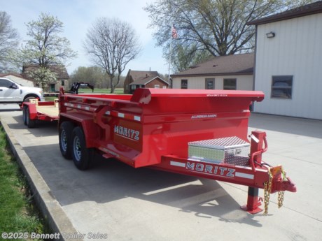&lt;p&gt;&lt;span style=&quot;font-family: helvetica, arial, sans-serif;&quot;&gt;Standard Features on Moritz&#39;s Low Profile 12&#39; Dump:&lt;/span&gt;&lt;/p&gt;
&lt;ul&gt;
&lt;li&gt;&lt;span style=&quot;font-family: helvetica, arial, sans-serif;&quot;&gt;Torsion Axles&lt;/span&gt;&lt;/li&gt;
&lt;li&gt;&lt;span style=&quot;font-family: helvetica, arial, sans-serif;&quot;&gt;Electric Brakes, all Axles&lt;/span&gt;&lt;/li&gt;
&lt;li&gt;&lt;span style=&quot;font-family: helvetica, arial, sans-serif;&quot;&gt;Scissor Hoist&lt;/span&gt;&lt;/li&gt;
&lt;li&gt;&lt;span style=&quot;font-family: helvetica, arial, sans-serif;&quot;&gt;Locking Tongue Toolbox (houses battery &amp;amp; remote)&lt;/span&gt;&lt;/li&gt;
&lt;li&gt;&lt;span style=&quot;font-family: helvetica, arial, sans-serif;&quot;&gt;LED Lights&lt;/span&gt;&lt;/li&gt;
&lt;li&gt;&lt;span style=&quot;font-family: helvetica, arial, sans-serif;&quot;&gt;Adjustable Pintle Eye or 2-5/16&quot; Coupler&lt;/span&gt;&lt;/li&gt;
&lt;li&gt;&lt;span style=&quot;font-family: helvetica, arial, sans-serif;&quot;&gt;6&#39; Ramps&lt;/span&gt;&lt;/li&gt;
&lt;li&gt;&lt;span style=&quot;font-family: helvetica, arial, sans-serif;&quot;&gt;Combo Doors&lt;/span&gt;&lt;/li&gt;
&lt;li&gt;&lt;span style=&quot;font-family: helvetica, arial, sans-serif;&quot;&gt;D-Rings in Bed&lt;/span&gt;&lt;/li&gt;
&lt;/ul&gt;
&lt;p&gt;&lt;span style=&quot;font-family: helvetica, arial, sans-serif;&quot;&gt;This unit is equipped with the following options:&lt;/span&gt;&lt;/p&gt;
&lt;ul&gt;
&lt;li&gt;&lt;span style=&quot;font-family: helvetica, arial, sans-serif;&quot;&gt;10,000# Drop Leg Jack&lt;/span&gt;&lt;/li&gt;
&lt;li&gt;&lt;span style=&quot;font-family: helvetica, arial, sans-serif;&quot;&gt;Stake Pockets&lt;/span&gt;&lt;/li&gt;
&lt;/ul&gt;
&lt;p&gt;&amp;nbsp;&lt;/p&gt;
&lt;p&gt;&amp;nbsp;&lt;/p&gt;
&lt;p&gt;&amp;nbsp;&lt;/p&gt;
&lt;p&gt;&amp;nbsp;&lt;/p&gt;
