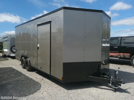 &lt;p&gt;&lt;span style=&quot;font-family: helvetica, arial, sans-serif;&quot;&gt;Standard Features on the Cross Trailer Arrow Model:&lt;/span&gt;&lt;/p&gt;
&lt;ul&gt;
&lt;li&gt;&lt;span style=&quot;font-family: helvetica, arial, sans-serif;&quot;&gt;Electric Brakes, all wheels&lt;/span&gt;&lt;/li&gt;
&lt;li&gt;&lt;span style=&quot;font-family: helvetica, arial, sans-serif;&quot;&gt;Wedge Nose&lt;/span&gt;&lt;/li&gt;
&lt;li&gt;&lt;span style=&quot;font-family: helvetica, arial, sans-serif;&quot;&gt;15&quot; Radial Tires&lt;/span&gt;&lt;/li&gt;
&lt;li&gt;&lt;span style=&quot;font-family: helvetica, arial, sans-serif;&quot;&gt;LED Lights&lt;/span&gt;&lt;/li&gt;
&lt;li&gt;&lt;span style=&quot;font-family: helvetica, arial, sans-serif;&quot;&gt;Side Door&lt;/span&gt;&lt;/li&gt;
&lt;li&gt;&lt;span style=&quot;font-family: helvetica, arial, sans-serif;&quot;&gt;Polished Front Corners&lt;/span&gt;&lt;/li&gt;
&lt;li&gt;&lt;span style=&quot;font-family: helvetica, arial, sans-serif;&quot;&gt;Polished Rear Hoop&lt;/span&gt;&lt;/li&gt;
&lt;li&gt;&lt;span style=&quot;font-family: helvetica, arial, sans-serif;&quot;&gt;24&quot; Aluminum Treadplate Stoneguard&lt;/span&gt;&lt;/li&gt;
&lt;/ul&gt;
&lt;p&gt;&lt;span style=&quot;font-family: helvetica, arial, sans-serif;&quot;&gt;This unit is Equipped with the following options:&lt;/span&gt;&lt;/p&gt;
&lt;ul&gt;
&lt;li&gt;&lt;span style=&quot;font-family: helvetica, arial, sans-serif;&quot;&gt;5,200# Axles&lt;/span&gt;&lt;/li&gt;
&lt;li&gt;&lt;span style=&quot;font-family: helvetica, arial, sans-serif;&quot;&gt;AutoHauler Package - Beavertail &amp;amp; Ramp, 46&quot; Side Door, (4) Recessed D-Rings, (2) 12v Lights w/Wall Switch, &amp;amp; 16&quot; o/c crossmembers&lt;/span&gt;&lt;/li&gt;
&lt;li&gt;&lt;span style=&quot;font-family: helvetica, arial, sans-serif;&quot;&gt;Side Vents&lt;/span&gt;&lt;/li&gt;
&lt;li&gt;&lt;span style=&quot;font-family: helvetica, arial, sans-serif;&quot;&gt;6&quot; Extra Height (7&#39; Tall Inside)&lt;/span&gt;&lt;/li&gt;
&lt;li&gt;&lt;span style=&quot;font-family: helvetica, arial, sans-serif;&quot;&gt;Blackout Package (Black wheels &amp;amp; trim)&lt;/span&gt;&lt;/li&gt;
&lt;/ul&gt;