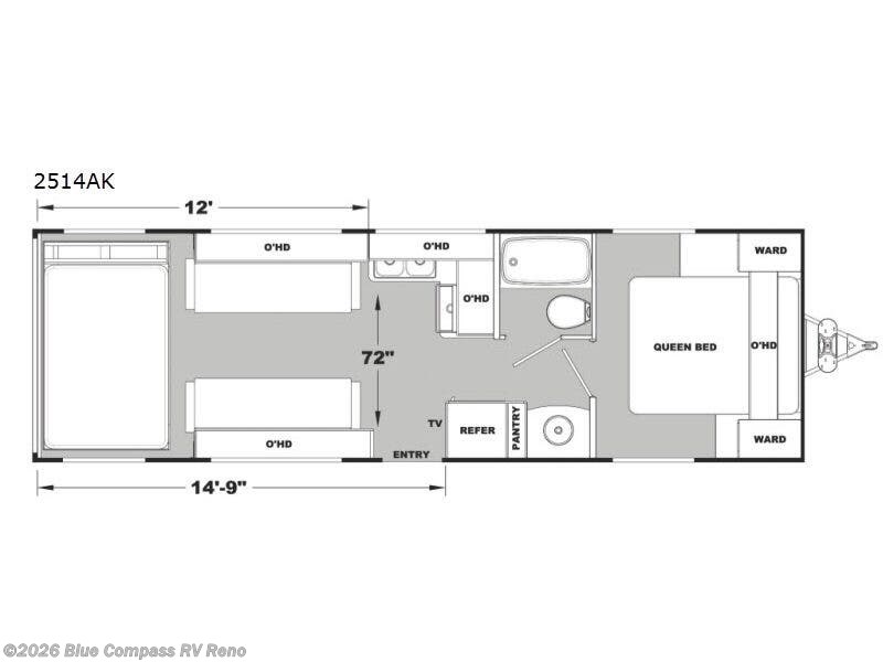 2018 Eclipse Iconic Pro Lite 2514AK - Used Travel Trailer For Sale by Blue Compass RV Reno in Reno, Nevada