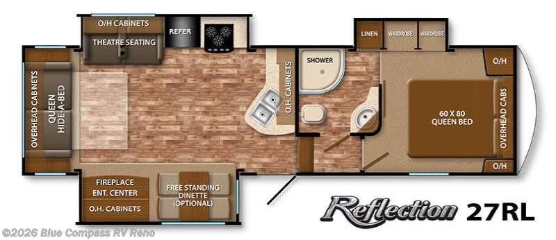 2015 Grand Design Reflection 27rl - Used Fifth Wheel For Sale by Blue Compass RV Reno in Reno, Nevada features Slideout