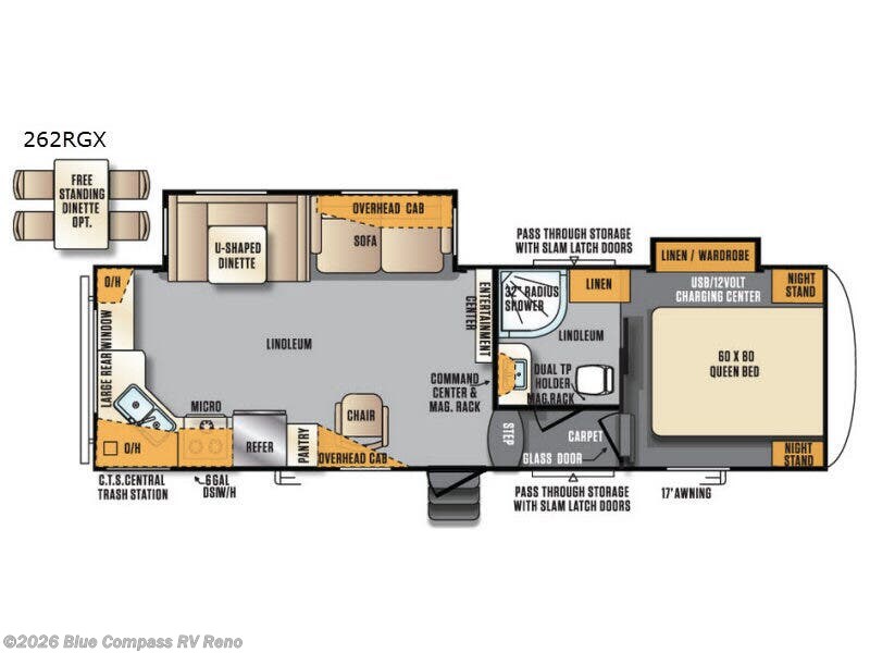 2017 Forest River Wildcat Maxx 262RGX - Used Fifth Wheel For Sale by Blue Compass RV Reno in Reno, Nevada features Slideout