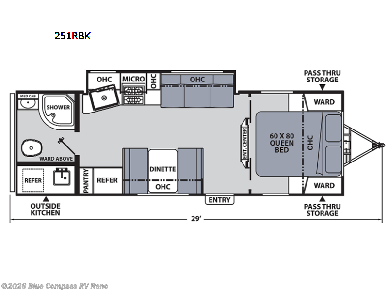 2023 Coachmen Apex 251RBK - Used Travel Trailer For Sale by Blue Compass RV Reno in Reno, Nevada features Slideout