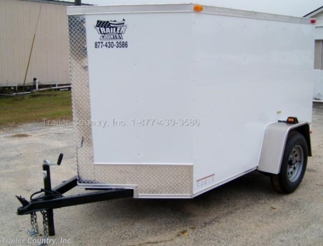 &lt;p&gt;&lt;span style=&quot;text-decoration: underline;&quot;&gt;&lt;strong&gt;NEW 5 X 8 V- NOSED ENCLOSED TRAILER!&lt;/strong&gt;&lt;/span&gt;&lt;/p&gt;
&lt;p&gt;Up for your consideration is a Brand New 5 X 8 Single Axle, V-Nosed Enclosed Cargo Trailer.&lt;/p&gt;
&lt;p&gt;&lt;span style=&quot;text-decoration: underline;&quot;&gt;&lt;strong&gt;YOU&#39;VE SEEN THE REST...NOW BUY THE BEST!&lt;/strong&gt;&lt;/span&gt;&lt;/p&gt;
&lt;p&gt;&lt;strong&gt;&lt;span style=&quot;text-decoration: underline;&quot;&gt;L.E.D. LIGHTING PACKAGE&lt;/span&gt;&lt;/strong&gt;&amp;nbsp;&lt;strong&gt;+&amp;nbsp;&lt;/strong&gt;&lt;strong&gt;ALL the other&amp;nbsp;&lt;/strong&gt;&lt;strong&gt;&lt;span style=&quot;text-decoration: underline;&quot;&gt;TOP QUALITY FEATURES&lt;/span&gt;&lt;/strong&gt;&amp;nbsp;&lt;strong&gt;listed in ad!&lt;/strong&gt;&lt;/p&gt;
&lt;p&gt;&lt;strong&gt;&lt;span style=&quot;text-decoration: underline;&quot;&gt;All American&amp;nbsp;Series:&lt;/span&gt;&lt;/strong&gt;&lt;/p&gt;
&lt;ul&gt;
&lt;li&gt;Heavy Duty&amp;nbsp;2&quot; X&amp;nbsp;3&quot;&amp;nbsp;Square Tube Main Frame&lt;/li&gt;
&lt;li&gt;8&#39; Box Space + V-Nose (Extra Space)&lt;/li&gt;
&lt;li&gt;16&quot; On Center Walls, Floor, and Ceiling Crossmembers&lt;/li&gt;
&lt;li&gt;1&quot; x 1&quot; Wall Studs and Roof Bows&lt;/li&gt;
&lt;li&gt;(1) 3,500 lb Leaf Spring Drop Axle w/&amp;nbsp;EZ LUBE Grease Fittings&lt;/li&gt;
&lt;li&gt;Rear Single Swing Door with&amp;nbsp;Barlock for Security&lt;/li&gt;
&lt;li&gt;5&#39;&amp;nbsp;Interior Height inside Box Space&lt;/li&gt;
&lt;li&gt;Seamed Galvalume Roof with Luan Lining Strip&lt;/li&gt;
&lt;li&gt;2&quot; Coupler w/ Snapper Pin&lt;/li&gt;
&lt;li&gt;Heavy Duty Safety Chains&lt;/li&gt;
&lt;li&gt;2K Top-Wind Jack&lt;/li&gt;
&lt;li&gt;4-Way Flat&amp;nbsp;Electrical Wiring Harness&lt;/li&gt;
&lt;li&gt;12&quot; ATP Front Stone Guard w/ ATP Nose Cap&lt;/li&gt;
&lt;li&gt;Exterior L.E.D&amp;nbsp;Tail Lights&lt;/li&gt;
&lt;li&gt;3/8&quot; Heavy Duty&amp;nbsp;Top Grade Plywood Walls&lt;/li&gt;
&lt;li&gt;3/4&quot; Heavy Duty Top Grade Plywood Floors&lt;/li&gt;
&lt;li&gt;Heavy Duty Smooth Jeep Style Fenders&lt;/li&gt;
&lt;li&gt;Deluxe License Plate Holder with Light&lt;/li&gt;
&lt;li&gt;Top Quality Exterior Grade Automotive Paint&amp;nbsp;&lt;/li&gt;
&lt;li&gt;(1) 12-Volt Interior Trailer Light w/ Wall Switch&lt;/li&gt;
&lt;li&gt;15&quot; 225-15&quot; Radial Tires&lt;/li&gt;
&lt;li&gt;Silver Modular Wheels&lt;/li&gt;
&lt;/ul&gt;
&lt;p&gt;* * Manufacturers Title and Limited Warranty Included * *&lt;br /&gt;* * PRODUCT LIABILITY INSURANCE * *&lt;br /&gt;* * FINANCING IS AVAILABLE W/ APPROVED CREDIT * *&lt;/p&gt;
&lt;p&gt;ASK US ABOUT OUR RENT TO OWN PROGRAM - NO CREDIT CHECK - LOW DOWN PAYMENT.&amp;nbsp;&lt;/p&gt;
&lt;p&gt;&lt;br /&gt;Trailer is offered @ factory direct pick up in Pearson, GA...We also offer Nationwide Delivery, please contact us for more information.&lt;br /&gt;CALL: 888-710-2112&lt;/p&gt;