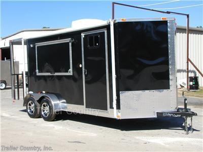 &lt;div&gt;NEW 7 X 18 ENCLOSED CONCESSION/ VENDING TRAILER LOADED W/ OPTIONS!!&lt;/div&gt;
&lt;div&gt;&amp;nbsp;&lt;/div&gt;
&lt;div&gt;LOADED FOOD VENDING TRAILER!&lt;/div&gt;
&lt;div&gt;&amp;nbsp;&lt;/div&gt;
&lt;div&gt;Complete with 4&#39; Gated Porch Package!&lt;/div&gt;
&lt;div&gt;&amp;nbsp;&lt;/div&gt;
&lt;div&gt;ALL the TOP QUALITY FEATURES listed in this ad!&lt;/div&gt;
&lt;div&gt;&amp;nbsp;&lt;/div&gt;
&lt;div&gt;Standard Elite Series Features:&lt;/div&gt;
&lt;div&gt;&amp;nbsp;&lt;/div&gt;
&lt;div&gt;- Heavy duty 2 X 4 Square Tube Main Frame&lt;/div&gt;
&lt;div&gt;- Heavy duty 1&quot; x 1 1/2&quot; Square Tubular Wall Studs &amp;amp; Roof Bows&lt;/div&gt;
&lt;div&gt;- 14&#39; Box Space + V-Nose (TOTAL 16&#39;+ From tip to rear Interior Space BEFORE PORCH)&lt;/div&gt;
&lt;div&gt;- 16&quot; On Center Walls&lt;/div&gt;
&lt;div&gt;- 16&quot; On Center Floors&lt;/div&gt;
&lt;div&gt;- 16&quot; On Center Roof Bows&lt;/div&gt;
&lt;div&gt;- Complete Braking System (Electric Brakes on both axles, battery back-up, &amp;amp; safety switch)&lt;/div&gt;
&lt;div&gt;- (2) 3,500lb 4&quot; &quot;Dexter&quot; Drop Axles w/ EZ LUBE Grease Fittings (Self Adjusting Brakes Axles)&lt;/div&gt;
&lt;div&gt;- 32&quot; Side Door with Bar Lock&amp;nbsp;&lt;/div&gt;
&lt;div&gt;- 6&#39; Interior Height&lt;/div&gt;
&lt;div&gt;- Galvalume Seamed Roof w/ Thermo Ply Ceiling Liner&lt;/div&gt;
&lt;div&gt;- 2 5/16&quot; Coupler w/ Snapper Pin&lt;/div&gt;
&lt;div&gt;- Heavy Duty Safety Chains&lt;/div&gt;
&lt;div&gt;- 7-Way Round RV Style Wiring Harness Plug&lt;/div&gt;
&lt;div&gt;- 3/8&quot; Heavy Duty Top Grade Plywood Walls&lt;/div&gt;
&lt;div&gt;- 3/4&quot; Heavy Duty Top Grade Plywood Floors&lt;/div&gt;
&lt;div&gt;- Smooth Teardrop Jeep Style Fenders with Wide Side Marker Clearance Lights&lt;/div&gt;
&lt;div&gt;- 2K A-Frame Top Wind Jack&lt;/div&gt;
&lt;div&gt;- Top Quality Exterior Grade Paint&lt;/div&gt;
&lt;div&gt;- (1) Non-Powered Interior Roof Vent&lt;/div&gt;
&lt;div&gt;- (1) 12 Volt Interior Trailer Dome Light&lt;/div&gt;
&lt;div&gt;- 24&quot; Diamond Plate ATP Front Stone Guard with Matching V-Nose Cap&lt;/div&gt;
&lt;div&gt;- 15&quot; Radial (ST20575R15) Tires &amp;amp; Wheels&lt;/div&gt;
&lt;div&gt;- Exterior L.E.D. Lighting Package&lt;/div&gt;
&lt;div&gt;&amp;nbsp;&lt;/div&gt;
&lt;div&gt;Concession Package:&lt;/div&gt;
&lt;div&gt;&amp;nbsp;&lt;/div&gt;
&lt;div&gt;- 12&quot; Extra Interior Height (Total Interior Height = 7&#39;)&lt;/div&gt;
&lt;div&gt;- 3 X 6 Exterior Concession/Vending Window w/o Glass&lt;/div&gt;
&lt;div&gt;- Upgraded 36&quot; Side Door w/ Window)&lt;/div&gt;
&lt;div&gt;- Electrical Package (30 Amp Panel Box w/25&#39; Life Line, 3-110 Volt Interior Recepts, 3-4&#39; 12 Volt L.E.D. Strip Lights w/ Battery)&lt;/div&gt;
&lt;div&gt;- 14&#39; Black and White Checkered Awning ~ Curbside&lt;/div&gt;
&lt;div&gt;- 4&#39; Rear Porch w/ Pressure Treated Deck, ATP Step, and Side Rails&lt;/div&gt;
&lt;div&gt;- 4 ~ External GFI Outlet&lt;/div&gt;
&lt;div&gt;- 2 ~ 15 x 30 Windows on Drivers Side&lt;/div&gt;
&lt;div&gt;- A/C Package (1-13,500 BTU A/C Unit with Heat Strip, A/C Pre-Wire with Brace)&lt;/div&gt;
&lt;div&gt;- Ceiling and Wall Insulation&lt;/div&gt;
&lt;div&gt;- White Vinyl Ceiling and Walls&lt;/div&gt;
&lt;div&gt;- 32&quot; Walk Through Door at Rear to Porch W/Added Window&lt;/div&gt;
&lt;div&gt;- 2 ~ 4 Way Exterior L.E.D. Lights&lt;/div&gt;
&lt;div&gt;&amp;nbsp;&lt;/div&gt;
&lt;div&gt;Appearance Package:&lt;/div&gt;
&lt;div&gt;&amp;nbsp;&lt;/div&gt;
&lt;div&gt;- 8&quot; Polished Metal Trim on Sides and Rear&lt;/div&gt;
&lt;div&gt;- 14&#39; Black and White Checkered Awning ~ Curbside&lt;/div&gt;
&lt;div&gt;- 5 Star Aluminum Mag Wheels with Black Inlays and Chrome Center Caps &amp;amp; Lug Nuts&lt;/div&gt;
&lt;div&gt;- Screwless Exterior Metal&lt;/div&gt;
&lt;p&gt;&amp;nbsp;&lt;/p&gt;
&lt;p&gt;* * N.A.T.M. Inspected and Certified * *&lt;br /&gt;* * Manufacturers Title and 5 Year Limited&amp;nbsp;Warranty Included * *&lt;br /&gt;* * PRODUCT LIABILITY INSURANCE * *&lt;br /&gt;* * FINANCING IS AVAILABLE W/ APPROVED CREDIT * *&lt;/p&gt;
&lt;p&gt;&lt;br /&gt;Trailer is offered @ factory direct pick up in Willacoochee, GA...We also offer Nationwide Delivery, please contact us for more information.&lt;br /&gt;CALL: 888-710-2112&lt;br /&gt;&amp;nbsp;&lt;/p&gt;