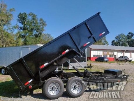 &lt;p&gt;&amp;nbsp;&lt;/p&gt;
&lt;div&gt;&amp;nbsp;&lt;/div&gt;
&lt;div&gt;Brand New 7&#39; x 14&#39; Bumper Pull Hydraulic Dump Trailer w/ Ramps&lt;/div&gt;
&lt;div&gt;&amp;nbsp;&lt;/div&gt;
&lt;div&gt;Up for your Consideration is a Brand New Model 7&#39;x14&#39; Tandem Axle, Hydraulic Dump Trailer w/ 36&quot; High Sides&lt;/div&gt;
&lt;div&gt;&amp;nbsp;&lt;/div&gt;
&lt;div&gt;Also Great for Roofing - Construction - Storm Clean Up - Equipment Hauling - Landscaping &amp;amp; More!&lt;/div&gt;
&lt;div&gt;&amp;nbsp;&lt;/div&gt;
&lt;div&gt;Standard Features:&lt;/div&gt;
&lt;div&gt;&amp;nbsp;&lt;/div&gt;
&lt;div&gt;Proudly Made in the U.S.A.&amp;nbsp;&lt;/div&gt;
&lt;div&gt;Heavy Duty 2X6 Tubing Frame&amp;nbsp;&lt;/div&gt;
&lt;div&gt;11 Gauge Sides&lt;/div&gt;
&lt;div&gt;11 Gauge Floor&lt;/div&gt;
&lt;div&gt;36&quot; High Sides&lt;/div&gt;
&lt;div&gt;14,000 lb G.V.W.R.&amp;nbsp;&amp;nbsp;&lt;/div&gt;
&lt;div&gt;(2) 7,000 lb &quot;Dexter&quot; Slipper Spring All Wheel Electric Brake Axles&lt;/div&gt;
&lt;div&gt;(2) Hydraulic Cylinders - Power Up &amp;amp; Power Down&lt;/div&gt;
&lt;div&gt;Stake Pockets / Tie Downs - All Around&lt;/div&gt;
&lt;div&gt;2 5/16&quot;&amp;nbsp; Heavy Duty Coupler&amp;nbsp;&lt;/div&gt;
&lt;div&gt;Emergency Break- Away Kit&lt;/div&gt;
&lt;div&gt;Heavy Duty Steel Fabricated Fenders&lt;/div&gt;
&lt;div&gt;Heavy Duty Safety Chains - w/Hooks&lt;/div&gt;
&lt;div&gt;7,000 lb Drop Leg Jack&lt;/div&gt;
&lt;div&gt;Rear Barn Style Gate w/Lock &amp;amp; Hold Back Chains&lt;/div&gt;
&lt;div&gt;Pump &amp;amp; Battery W/ Remote in Lockable Storage Box&lt;/div&gt;
&lt;div&gt;Tires - ST235-80R-16 10 Ply Radial Tires&lt;/div&gt;
&lt;div&gt;Wheels - 16&quot; Mod Wheels&lt;/div&gt;
&lt;div&gt;D.O.T. Compliant L.E.D. Lighting System&lt;/div&gt;
&lt;div&gt;D.O.T. Reflective Tape&lt;/div&gt;
&lt;div&gt;5&#39; Heavy Duty Removable Ramps&lt;/div&gt;
&lt;div&gt;Bed Width - 82&quot; (6&#39; 10&quot;)&lt;/div&gt;
&lt;div&gt;Box Length - 14&#39;&lt;/div&gt;
&lt;div&gt;FINANCING IS AVAILABLE W/ APPROVED CREDIT&lt;/div&gt;
&lt;div&gt;&amp;nbsp;&lt;/div&gt;
&lt;div&gt;Manufacturers Title and Limited Warranty Included&lt;/div&gt;
&lt;div&gt;&amp;nbsp;&lt;/div&gt;
&lt;div&gt;Trailer is offered @ factory direct pricing...We also have a Southeast, Ga pick up location and We offer Nationwide Delivery.&amp;nbsp;&lt;/div&gt;
&lt;div&gt;Please ask for more information about our optional pick up locations and delivery services.&amp;nbsp; &amp;nbsp;&lt;/div&gt;
&lt;div&gt;*Trailer Shown with Optional Trim*&lt;/div&gt;
&lt;div&gt;&amp;nbsp;&lt;/div&gt;
&lt;div&gt;All Trailers are D.O.T. Compliant for all 50 States, Canada, &amp;amp; Mexico.&lt;/div&gt;
&lt;div&gt;&amp;nbsp;&lt;/div&gt;
&lt;div&gt;&amp;nbsp;&lt;/div&gt;
&lt;div&gt;FOR MORE INFORMATION CALL:&lt;/div&gt;
&lt;div&gt;&amp;nbsp;&lt;/div&gt;
&lt;div&gt;888-710-2112&lt;/div&gt;
&lt;div&gt;&amp;nbsp;&lt;/div&gt;
&lt;p&gt;&amp;nbsp;&lt;/p&gt;