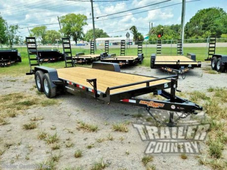 &lt;p&gt;Brand New 7&#39; x 20&#39; (18&#39; + 2&#39;) Heavy Duty Bumper Pull Equipment Hauler Trailer.&lt;/p&gt;
&lt;p&gt;Up for your Consideration is a Brand New Liberty Series 7&#39; x 20&#39; Tandem Axle, Heavy Duty Flatbed Equipment Hauler Trailer w/ Dove Tail.&lt;/p&gt;
&lt;p&gt;Also Great for Construction - Storm Clean Up - Car Hauling - Landscaping - &amp;amp; More!&lt;/p&gt;
&lt;p&gt;Standard Features:&lt;/p&gt;
&lt;p&gt;Proudly Made in the U.S.A.&amp;nbsp;&lt;/p&gt;
&lt;p&gt;Heavy Duty 6&quot; Channel Main Frame&amp;nbsp;&lt;/p&gt;
&lt;p&gt;6&quot; Channel Wrap Around Tongue&lt;/p&gt;
&lt;p&gt;14,000 lb G.V.W.R.&amp;nbsp;&amp;nbsp;&lt;/p&gt;
&lt;p&gt;(2) 7,000 lb &quot;Dexter&quot; E-Z Lube Spring Axles w/ All Wheel Electric Brakes&lt;/p&gt;
&lt;p&gt;Emergency Break-Away Kit&lt;/p&gt;
&lt;p&gt;5&#39; Channel Equipment Style Fold-Up Ramps&lt;/p&gt;
&lt;p&gt;2 5/16&quot; Heavy Duty Coupler&amp;nbsp;&lt;/p&gt;
&lt;p&gt;2&#39; X 8&#39; Pressure Treated Wood Deck&lt;/p&gt;
&lt;p&gt;Heavy Duty Diamond Plate Steel Fenders&lt;/p&gt;
&lt;p&gt;Heavy Duty Safety Chains w/ Hooks&lt;/p&gt;
&lt;p&gt;Headache Bar/Stop Rail&lt;/p&gt;
&lt;p&gt;Black Exterior Paint&lt;/p&gt;
&lt;p&gt;7,000 Lb Drop-Leg Jack w/ Set-Back&lt;/p&gt;
&lt;p&gt;Stake Pockets for Tie Downs - All Around&lt;/p&gt;
&lt;p&gt;Tires - ST235-80R-16 Radial Tires&lt;/p&gt;
&lt;p&gt;Wheels - 16&quot; Silver Mod Wheels&lt;/p&gt;
&lt;p&gt;D.O.T. Compliant L.E.D. Lighting System&lt;/p&gt;
&lt;p&gt;Enclosed Tail Light Brackets&lt;/p&gt;
&lt;p&gt;7-Way Round Wiring Harness&lt;/p&gt;
&lt;p&gt;Sealed Wiring Harness&lt;/p&gt;
&lt;p&gt;D.O.T. Reflective Tape&lt;/p&gt;
&lt;p&gt;Spare Tire Mount&lt;/p&gt;
&lt;p&gt;Bed Width: 82&quot;(Between Fenders)&lt;/p&gt;
&lt;p&gt;Deck Length: 20&#39; (18&#39; Straight Flatbed +2&#39; Dove)&lt;/p&gt;
&lt;p&gt;&amp;nbsp;&lt;/p&gt;
&lt;p&gt;* FINANCING IS AVAILABLE W/ APPROVED CREDIT *&lt;/p&gt;
&lt;p&gt;* RENT TO OWN OPTIONS AVAILABLE W/ NO CREDIT CHECK - LOW DOWN PAYMENTS *&lt;/p&gt;
&lt;p&gt;&amp;nbsp;&lt;/p&gt;
&lt;p&gt;&amp;nbsp;Manufacturers Title and Limited Warranty Included&lt;/p&gt;
&lt;p&gt;&amp;nbsp;&lt;/p&gt;
&lt;p&gt;Trailer is offered @ factory direct pricing with pick up at our FL,GA, or TN retail locations...We also offer Nationwide Delivery. Please ask for more information about our optional delivery services.&amp;nbsp; &amp;nbsp;&lt;/p&gt;
&lt;p&gt;&amp;nbsp;&lt;/p&gt;
&lt;p&gt;*Trailer Shown with Optional Trim*&lt;/p&gt;
&lt;p&gt;All Trailers are D.O.T. Compliant for all 50 States, Canada, &amp;amp; Mexico.&amp;nbsp;&lt;/p&gt;
&lt;p&gt;&amp;nbsp;&lt;/p&gt;
&lt;p&gt;FOR MORE INFORMATION CALL:&lt;/p&gt;
&lt;p&gt;888-710-2112&lt;/p&gt;