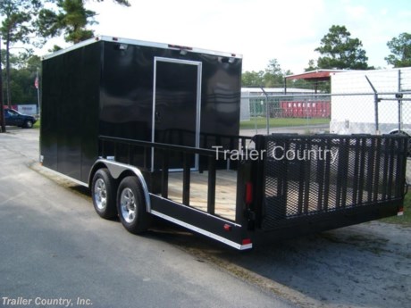 &lt;p&gt;&lt;strong&gt;BRAND NEW 8.5 x 20 CUSTOM ENCLOSED CARGO + UTILITY TRAILER&lt;/strong&gt;&lt;/p&gt;
&lt;p&gt;Up for your consideration is a Brand New 8.5 x 20 Tandem Axle, HYBRID Enclosed/Utility Trailer.&lt;/p&gt;
&lt;p&gt;YOU&#39;VE SEEN THE REST...NOW BUY THE BEST!&lt;/p&gt;
&lt;p&gt;&lt;strong&gt;&lt;span style=&quot;text-decoration: underline;&quot;&gt;ENCLOSED TRAILER DETAILS&lt;/span&gt;&lt;/strong&gt;:&lt;br /&gt;&lt;br /&gt;&amp;nbsp;&amp;nbsp;&amp;nbsp; * Heavy Duty 6&quot; I-Beam Main Frame W/ 2&quot; X 6&quot; Tube&lt;br /&gt;&amp;nbsp;&amp;nbsp;&amp;nbsp; * Heavy Duty 54&quot; Triple Tube Tongue&lt;br /&gt;&amp;nbsp;&amp;nbsp;&amp;nbsp; * Heavy Duty Square Tubing Wall Studs &amp;amp; Roof Bows (** 1&quot; X&#39;1/2&quot; SQUARE TUBE**)&lt;br /&gt;&amp;nbsp;&amp;nbsp;&amp;nbsp; * Heavy Duty Rear Spring Assisted Ramp Door with (2) Barlocks for Security, EZ Lube Hinge Pins, &amp;amp; 16&quot; Transitional Ramp Flap&lt;br /&gt;&amp;nbsp;&amp;nbsp;&amp;nbsp; * 4 - 5,000lb Flush Floor Mounted D-Rings (**WELDED TO THE FRAME**)&lt;br /&gt;&amp;nbsp;&amp;nbsp;&amp;nbsp; * 20&#39; Total Box Space + V-Nose (TOTAL 22&#39;+ From tip to rear Interior Space -10&#39; Box+ V-Nose Enlcosed and 10&#39; Open Deck).&lt;br /&gt;&amp;nbsp;&amp;nbsp;&amp;nbsp; * 16&quot; On Center Walls, Floors, and Roof Bows&lt;br /&gt;&amp;nbsp;&amp;nbsp;&amp;nbsp; * (2) 3,500lb 4&quot; &quot;Dexter&quot; Drop Axles w/ All Wheel Electric Brakes &amp;amp; EZ LUBE Grease Fittings&lt;br /&gt;&amp;nbsp;&amp;nbsp;&amp;nbsp; * 36&quot; Side Door with RV Flush Lock &amp;amp; VERY SECURE Bar Lock&lt;br /&gt;&amp;nbsp;&amp;nbsp;&amp;nbsp; * ATP Diamond Plate Recessed Step-Up&lt;br /&gt;&amp;nbsp;&amp;nbsp;&amp;nbsp; * 6&#39;6&quot; Interior Height&lt;br /&gt;&amp;nbsp;&amp;nbsp;&amp;nbsp; * Galvalume Seamed Roof with Thermo Ply Ceiling LIner&lt;br /&gt;&amp;nbsp;&amp;nbsp;&amp;nbsp; * 2 5/16&quot; Coupler w/ Snapper Pin&lt;br /&gt;&amp;nbsp;&amp;nbsp;&amp;nbsp; * Heavy Duty Safety Chains&lt;br /&gt;&amp;nbsp;&amp;nbsp;&amp;nbsp; * 7-Way Round RV Electrical Wiring Harness w/ Battery Back-Up &amp;amp; Safety Switch&lt;br /&gt;&amp;nbsp;&amp;nbsp;&amp;nbsp; * 3/8&quot; Heavy Duty Grade Plywood Walls&lt;br /&gt;&amp;nbsp;&amp;nbsp;&amp;nbsp; * 3/4&quot;&amp;nbsp;Heavy Duty TOP Grade Plywood Floors&lt;br /&gt;&amp;nbsp;&amp;nbsp;&amp;nbsp; * Heavy Duty Smooth Fender Flares&lt;br /&gt;&amp;nbsp;&amp;nbsp;&amp;nbsp; * 2K&amp;nbsp;A-Frame Top Wind Jack&lt;br /&gt;&amp;nbsp;&amp;nbsp;&amp;nbsp; * Deluxe License Plate Holder&lt;br /&gt;&amp;nbsp;&amp;nbsp;&amp;nbsp; * Top Quality Exterior Grade Paint&lt;br /&gt;&amp;nbsp;&amp;nbsp;&amp;nbsp; * (1) Non-Powered Interior Roof Vent&lt;br /&gt;&amp;nbsp;&amp;nbsp;&amp;nbsp; * (1) 12 Volt Interior Trailer Light w/ Wall Switch&lt;br /&gt;&amp;nbsp;&amp;nbsp;&amp;nbsp; * 24&quot; Diamond Plate ATP Front Stone Guard with matching V-Nose Diamond Plate Cap&lt;br /&gt;&amp;nbsp;&amp;nbsp;&amp;nbsp; * Smooth Polished Aluminum Front AND Rear Corners&lt;br /&gt;&amp;nbsp;&amp;nbsp;&amp;nbsp; * 15&quot; Radial (ST20575D15) Tires &amp;amp; Wheels&lt;br /&gt;&amp;nbsp; &amp;nbsp; * .030 Black Color with Colored keyed Screws&lt;br /&gt;&amp;nbsp;&amp;nbsp;&amp;nbsp; * 24&quot; Walk Through Door to Open Deck&lt;br /&gt;&amp;nbsp;&amp;nbsp;&amp;nbsp; * Exterior L.E.D. Lighting Package&lt;br /&gt;&amp;nbsp;&amp;nbsp;&amp;nbsp; * 3 Exterior Loading Lights&lt;br /&gt;&amp;nbsp;&amp;nbsp;&amp;nbsp; * 7 Star Aluminum Mag Wheels&lt;br /&gt;&lt;br /&gt;&lt;strong&gt;&lt;span style=&quot;text-decoration: underline;&quot;&gt;UTILITY TRAILER DETAILS&lt;/span&gt;&lt;/strong&gt;:&lt;br /&gt;&lt;br /&gt;&amp;nbsp;&amp;nbsp;&amp;nbsp; * 10&#39; Open Deck&lt;br /&gt;&amp;nbsp;&amp;nbsp;&amp;nbsp; * 2x6 Pressure Treated Plank&lt;br /&gt;&amp;nbsp;&amp;nbsp;&amp;nbsp; * 4&#39; Mesh SPRING ASSISTED BIFOLD Ramp Gate&lt;br /&gt;&amp;nbsp;&amp;nbsp;&amp;nbsp; * 16&quot; Side Rails&lt;/p&gt;
&lt;p&gt;* * N.A.T.M. Inspected and Certified * *&lt;br /&gt;* * Manufacturers Title and 5 Year Limited Warranty Included * *&lt;br /&gt;* * PRODUCT LIABILITY INSURANCE * *&lt;br /&gt;* * FINANCING IS AVAILABLE W/ APPROVED CREDIT * *&lt;/p&gt;
&lt;p&gt;&lt;br /&gt;Trailer is offered @ factory direct pick up in Willacoochee, GA...We also offer Nationwide Delivery, please contact us for more information.&lt;br /&gt;CALL: 888-710-2112&lt;/p&gt;