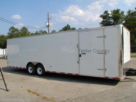 &lt;div&gt;NEW 8.5 x 20 ENCLOSED CARHAULER / CARGO TRAILER&lt;/div&gt;
&lt;div&gt;&amp;nbsp;&lt;/div&gt;
&lt;div&gt;Up for your consideration is a Brand New HEAVY DUTY 8.5 x 20 Tandem Axle, Enclosed/Carhauler Trailer.&lt;/div&gt;
&lt;div&gt;&amp;nbsp;&lt;/div&gt;
&lt;div&gt;NEW WITH THERMO PLY CEILING LINER, RADIAL TIRES &amp;amp; EXTERIOR L.E.D. LIGHTING PACKAGE!!!&lt;/div&gt;
&lt;div&gt;&amp;nbsp;&lt;/div&gt;
&lt;div&gt;YOU&#39;VE SEEN THE REST...NOW BUY THE BEST!&lt;/div&gt;
&lt;div&gt;&amp;nbsp;&lt;/div&gt;
&lt;div&gt;&amp;nbsp;&lt;/div&gt;
&lt;div&gt;Standard Elite Series Features:&lt;/div&gt;
&lt;div&gt;&amp;nbsp;&lt;/div&gt;
&lt;div&gt;Heavy Duty 6&quot; I-Beam Main Frame&lt;/div&gt;
&lt;div&gt;Heavy Duty 42&quot; Triple Tube Tongue&lt;/div&gt;
&lt;div&gt;Heavy Duty 1&quot; x 1 1/2&quot; Square Tubing Wall Studs &amp;amp; Roof Bows&lt;/div&gt;
&lt;div&gt;Heavy Duty Rear Spring Assisted Ramp Door with (2) Barlocks for Security, EZ Lube Hinge Pins, &amp;amp; 16&quot; Transitional Ramp Flap&lt;/div&gt;
&lt;div&gt;4 - 5,000lb Flush Floor Mounted D-Rings&lt;/div&gt;
&lt;div&gt;20&#39; Box Space&lt;/div&gt;
&lt;div&gt;16&quot; On Center Walls&lt;/div&gt;
&lt;div&gt;16&quot; On Center Floors&lt;/div&gt;
&lt;div&gt;16&quot; On Center Roof Bows&lt;/div&gt;
&lt;div&gt;(2) 3,500lb 4&quot; &quot;Dexter&quot; Drop Axles w/ All Wheel Electric Brakes &amp;amp; EZ LUBE Grease Fittings (Self Adjusting Axles)&amp;nbsp;&lt;/div&gt;
&lt;div&gt;36&quot; Side Door with RV Flush Lock &amp;amp; Bar Lock&lt;/div&gt;
&lt;div&gt;ATP Diamond Plate Recessed Step-Up&lt;/div&gt;
&lt;div&gt;6&#39;6&quot; Interior Height&lt;/div&gt;
&lt;div&gt;Galvalume Seamed Roof with Thermo Ply Ceiling Liner&lt;/div&gt;
&lt;div&gt;2 5/16&quot; Coupler w/ Snapper Pin&lt;/div&gt;
&lt;div&gt;Heavy Duty Safety Chains&lt;/div&gt;
&lt;div&gt;7-Way Round RV Electrical Wiring Harness w/ Battery Back-Up &amp;amp; Safety Switch&amp;nbsp;&lt;/div&gt;
&lt;div&gt;3/8&quot; Heavy Duty Grade Plywood Walls&lt;/div&gt;
&lt;div&gt;3/4&quot; Heavy Duty Top Grade Plywood Floors&amp;nbsp;&lt;/div&gt;
&lt;div&gt;Heavy Duty Smooth Fender Flares&lt;/div&gt;
&lt;div&gt;2K A-Frame Top Wind Jack&lt;/div&gt;
&lt;div&gt;Deluxe Molded License Plate Holder w/ Tag Light&lt;/div&gt;
&lt;div&gt;Top Quality Exterior Grade Paint&lt;/div&gt;
&lt;div&gt;(1) Non-Powered Interior Roof Vent&lt;/div&gt;
&lt;div&gt;(1) 12 Volt Interior Trailer Light w/ Wall Switch&lt;/div&gt;
&lt;div&gt;24&quot; Diamond Plate ATP Front Stone Guard&amp;nbsp;&lt;/div&gt;
&lt;div&gt;Smooth Polished Aluminum Front &amp;amp; Rear Corner Caps&lt;/div&gt;
&lt;div&gt;Exterior L.E.D. Lighting Package&lt;/div&gt;
&lt;div&gt;15&quot; Radial (ST20575R15) Tires &amp;amp; Wheels&lt;/div&gt;
&lt;div&gt;&amp;nbsp;&lt;/div&gt;
&lt;div&gt;&amp;nbsp;&lt;/div&gt;
&lt;div&gt;* * N.A.T.M. Inspected and Certified * *&lt;/div&gt;
&lt;div&gt;* * Manufacturers Title and 5 Year Limited Warranty Included * *&lt;/div&gt;
&lt;div&gt;* * PRODUCT LIABILITY INSURANCE * *&lt;/div&gt;
&lt;div&gt;* * FINANCING IS AVAILABLE W/ APPROVED CREDIT * *&lt;/div&gt;
&lt;div&gt;&amp;nbsp;&lt;/div&gt;
&lt;div&gt;ASK US ABOUT OUR RENT TO OWN PROGRAM - NO CREDIT CHECK - LOW DOWN PAYMENT&lt;/div&gt;
&lt;div&gt;&amp;nbsp;&lt;/div&gt;
&lt;div&gt;Trailer is offered @ factory direct pick up in Willacoochee, GA...We also offer Nationwide Delivery, please contact us for more information.&lt;/div&gt;
&lt;div&gt;CALL: 888-710-2112&lt;/div&gt;
&lt;p&gt;&amp;nbsp;&lt;/p&gt;
&lt;p&gt;&amp;nbsp;&lt;/p&gt;
&lt;p&gt;&amp;nbsp;&lt;/p&gt;