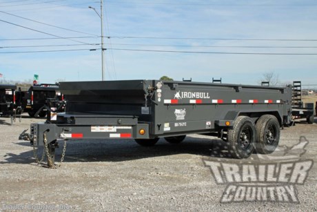 &lt;p&gt;Brand New 7&#39; x 16&#39; Iron Bull Scissor Hoist Hydraulic Dump Trailer w/ 24&quot; High Sides, Remote Power Up &amp;amp; Down, and MORE!&lt;/p&gt;
&lt;p&gt;&amp;nbsp;&lt;/p&gt;
&lt;p&gt;Up for your Consideration is a Brand New Model 7&#39;x16&#39; Tandem Axle, Bumper Pull, Scissor Hoist Hydraulic Dump Trailer, 7 Gauge Steel Floor, and 3 Way Combo Spreader Gate.&lt;/p&gt;
&lt;p&gt;Also Great for Roofing - Construction - Storm Clean Up - Equipment Hauling - Landscaping &amp;amp; More!&lt;/p&gt;
&lt;p&gt;&amp;nbsp;&lt;/p&gt;
&lt;p&gt;Standard Features:&lt;/p&gt;
&lt;p&gt;Proudly Made in the U.S.A.&amp;nbsp;&lt;/p&gt;
&lt;p&gt;Heavy Duty 8&quot; I-Beam Main Frame&lt;/p&gt;
&lt;p&gt;8&quot; I-Beam Wrap Around Tongue&amp;nbsp;&lt;/p&gt;
&lt;p&gt;7 Gauge Steel Floor&lt;/p&gt;
&lt;p&gt;10 Gauge Steel Side Walls&lt;/p&gt;
&lt;p&gt;24&quot; High Sides&lt;/p&gt;
&lt;p&gt;(2) 7,000 lb Cambered All Wheel Electric Brake E-Z Lube Axles&lt;/p&gt;
&lt;p&gt;14,990 lb G.V.W.R.&amp;nbsp;&amp;nbsp;&lt;/p&gt;
&lt;p&gt;Emergency Break-A-Way Kit&lt;/p&gt;
&lt;p&gt;Hydraulic Scissor Hoist w/ Power Up &amp;amp; Down&amp;nbsp;&lt;/p&gt;
&lt;p&gt;12V DC Hydraulic Pump (Power Up and Power Down)&lt;/p&gt;
&lt;p&gt;Upgraded Supersized Locking Storage Box&lt;/p&gt;
&lt;p&gt;2 5/16&quot; Adjustable Heavy Duty Coupler&amp;nbsp;&lt;/p&gt;
&lt;p&gt;Heavy Duty 14 Gauge Steel Treadplate Fenders&lt;/p&gt;
&lt;p&gt;Heavy Duty Safety Chains - w/ Hooks&lt;/p&gt;
&lt;p&gt;Sherwin-Williams Powdura Powder Coated Paint w/ One Cure Primer&lt;/p&gt;
&lt;p&gt;&amp;nbsp;10,000 lb Spring-Loaded Drop Leg Jack&lt;/p&gt;
&lt;p&gt;3 - Way Combination Rear Barn Style / Spreader Gate w/ Lock &amp;amp; Hold Back Chains&lt;/p&gt;
&lt;p&gt;Deep Cycle Marine Battery&lt;/p&gt;
&lt;p&gt;5 AMP 110V Battery Charger&lt;/p&gt;
&lt;p&gt;7-Way Round Electrical Plug&lt;/p&gt;
&lt;p&gt;Sealed Wiring Harness&lt;/p&gt;
&lt;p&gt;Tires - ST235-80R-16 LRE 10 Ply Radial Tires&lt;/p&gt;
&lt;p&gt;Wheels - 16&quot; Mod Wheels&lt;/p&gt;
&lt;p&gt;(2) 16&quot; x 80&quot; Slide - In Heavy Duty Ramps&lt;/p&gt;
&lt;p&gt;Stake Pockets/ Tie Downs - All Round Top Rail&lt;/p&gt;
&lt;p&gt;5,000 lb Welded Tie Downs Inside Dump Box&lt;/p&gt;
&lt;p&gt;Spare Tire Mount&lt;/p&gt;
&lt;p&gt;Retractable Tarp Kit&lt;/p&gt;
&lt;p&gt;D.O.T. Compliant L.E.D. Lighting System&lt;/p&gt;
&lt;p&gt;D.O.T. Reflective Tape&lt;/p&gt;
&lt;p&gt;Exterior Color: Black or Charcoal Grey&lt;/p&gt;
&lt;p&gt;&amp;nbsp;&lt;/p&gt;
&lt;p&gt;* FINANCING IS AVAILABLE W/ APPROVED CREDIT *&lt;/p&gt;
&lt;p&gt;* RENT TO OWN OPTIONS AVAILABLE W/ NO CREDIT CHECK - LOW DOWN PAYMENTS *&lt;/p&gt;
&lt;p&gt;&amp;nbsp;&lt;/p&gt;
&lt;p&gt;Manufacturers Title and Limited Warranty Included&lt;/p&gt;
&lt;p&gt;&amp;nbsp;&lt;/p&gt;
&lt;p&gt;Trailer is offered @ factory direct pricing with pick up at our FL location...We also offer Nationwide Delivery. Please ask for more information about our optional delivery services.&amp;nbsp; &amp;nbsp;&lt;/p&gt;
&lt;p&gt;&amp;nbsp;&lt;/p&gt;
&lt;p&gt;*Trailer Shown with Optional Trim*&lt;/p&gt;
&lt;p&gt;All Trailers are D.O.T. Compliant for all 50 States, Canada, &amp;amp; Mexico.&lt;/p&gt;
&lt;p&gt;&amp;nbsp;&lt;/p&gt;
&lt;p&gt;Trailer is also listed Locally for Sale, Please Confirm Availability&lt;/p&gt;
&lt;p&gt;&amp;nbsp;&lt;/p&gt;
&lt;p&gt;FOR MORE INFORMATION CALL or TEXT:&lt;/p&gt;
&lt;p&gt;888-710-2112&lt;/p&gt;