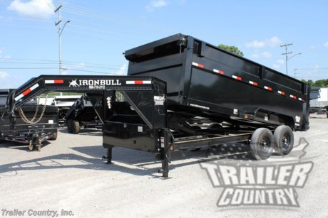 &lt;p&gt;Brand 7&#39; x 14&#39; Iron Bull Scissor Hoist Hydraulic Gooseneck Dump Trailer 48&quot; High Sides, Remote Power Up &amp;amp; Down, and MORE!&lt;/p&gt;
&lt;p&gt;&amp;nbsp;&lt;/p&gt;
&lt;p&gt;Up for your Consideration is a Brand New Model 7&#39;x14&#39; Tandem Axle, Gooseneck, Scissor Hoist Hydraulic Dump Trailer, 7 Gauge Steel Floor, and 3-Way Combo Spreader Gate.&lt;/p&gt;
&lt;p&gt;&amp;nbsp;&lt;/p&gt;
&lt;p&gt;Also Great for Roofing - Construction - Storm Clean Up - Equipment Hauling - Landscaping &amp;amp; More!&lt;/p&gt;
&lt;p&gt;&amp;nbsp;&lt;/p&gt;
&lt;p&gt;Standard Features:&lt;/p&gt;
&lt;p&gt;Proudly Made in the U.S.A.&amp;nbsp;&lt;/p&gt;
&lt;p&gt;Heavy Duty 6&quot; x 12lb I-Beam&amp;nbsp; Frame&lt;/p&gt;
&lt;p&gt;3&quot; x 3/16&quot; Channel Crossmembers&lt;/p&gt;
&lt;p&gt;7 Gauge Steel Floor&lt;/p&gt;
&lt;p&gt;10 Gauge Steel Side Walls&lt;/p&gt;
&lt;p&gt;48&quot; High Sides&lt;/p&gt;
&lt;p&gt;(2) 7,000 lb Nev-R-Adjust All Wheel Electric Brake E-Z Lube Axles&lt;/p&gt;
&lt;p&gt;14,990 lb G.V.W.R.&amp;nbsp;&amp;nbsp;&lt;/p&gt;
&lt;p&gt;Emergency Break-A-Way Kit&lt;/p&gt;
&lt;p&gt;Hydraulic Scissor Hoist w/ Power Up &amp;amp; Down&amp;nbsp;&lt;/p&gt;
&lt;p&gt;12V DC Hydraulic Pump w/ Remote in Locking Storage Box&lt;/p&gt;
&lt;p&gt;2 5/16&quot; Adjustable Heavy Duty Coupler - Gooseneck&lt;/p&gt;
&lt;p&gt;Heavy Duty Weld-On Steel Treadplate Fenders&lt;/p&gt;
&lt;p&gt;Heavy Duty Safety Chains - w/ Hooks&lt;/p&gt;
&lt;p&gt;Sherwin-Williams Powdura Powder Coated Black Paint w/ One Cure Primer&lt;/p&gt;
&lt;p&gt;(2) 10,000 lb Spring-Loaded Drop Leg Jacks&lt;/p&gt;
&lt;p&gt;3 - Way Combination Rear Barn Style / Spreader Gate w/ Lock &amp;amp; Hold Back Chains&lt;/p&gt;
&lt;p&gt;Deep Cycle Marine Battery w/ Remote&lt;/p&gt;
&lt;p&gt;LED Voltage Indicator in Remote&lt;/p&gt;
&lt;p&gt;Locking Tool Box&lt;/p&gt;
&lt;p&gt;Built-In 5 AMP Battery Charger&lt;/p&gt;
&lt;p&gt;7-Way Electrical Plug&lt;/p&gt;
&lt;p&gt;Sealed Wiring Harness&lt;/p&gt;
&lt;p&gt;Tires - ST235-80R-16 LRE 10 Ply Radial Tires&lt;/p&gt;
&lt;p&gt;Wheels - 16&quot; Mod Wheels&lt;/p&gt;
&lt;p&gt;(2) 16&quot; x 80&quot; Slide - In Heavy Duty Ramps&lt;/p&gt;
&lt;p&gt;Stake Pockets/ Tie Downs - All Round Top Rail&lt;/p&gt;
&lt;p&gt;5,000 lb Welded Tie Downs Inside Dump Box&lt;/p&gt;
&lt;p&gt;Spare Tire Holder&lt;/p&gt;
&lt;p&gt;Retractable Tarp Kit&lt;/p&gt;
&lt;p&gt;D.O.T. Compliant L.E.D. Lighting System&lt;/p&gt;
&lt;p&gt;D.O.T. Reflective Tape&lt;/p&gt;
&lt;p&gt;&amp;nbsp;&lt;/p&gt;
&lt;p&gt;* FINANCING IS AVAILABLE W/ APPROVED CREDIT *&lt;/p&gt;
&lt;p&gt;* RENT TO OWN OPTIONS AVAILABLE W/ NO CREDIT CHECK - LOW DOWN PAYMENTS *&lt;/p&gt;
&lt;p&gt;&amp;nbsp;&lt;/p&gt;
&lt;p&gt;Manufacturers Title and Limited Warranty Included&lt;/p&gt;
&lt;p&gt;Trailer is offered @ factory direct pricing with pick up at our TN location...We also offer Nationwide Delivery. Please ask for more information about our optional delivery services.&amp;nbsp; &amp;nbsp;&lt;/p&gt;
&lt;p&gt;&amp;nbsp;&lt;/p&gt;
&lt;p&gt;*Trailer Shown with Optional Trim*&lt;/p&gt;
&lt;p&gt;All Trailers are D.O.T. Compliant for all 50 States, Canada, &amp;amp; Mexico.&lt;/p&gt;
&lt;p&gt;&amp;nbsp;&lt;/p&gt;
&lt;p&gt;Trailer is also listed Locally for Sale, Please Confirm Availability&lt;/p&gt;
&lt;p&gt;&amp;nbsp;&lt;/p&gt;
&lt;p&gt;FOR MORE INFORMATION CALL or TEXT:&lt;/p&gt;
&lt;p&gt;888-710-2112&lt;/p&gt;