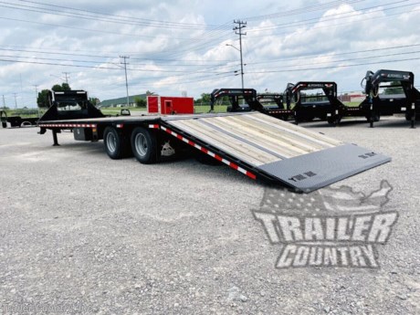 &lt;p&gt;Brand New 8.5&#39; x 34&#39; Heavy Duty 24K Low Profile Heavy Equipment Hauler Deckover Trailer w/ Gooseneck Coupler + Hydraulic Dove Tail &amp;amp; Hydraulic Jacks&lt;/p&gt;
&lt;p&gt;Also Great for Construction - Storm Clean Up - Car Hauling - Landscaping - &amp;amp; More!&lt;/p&gt;
&lt;p&gt;&amp;nbsp;&lt;/p&gt;
&lt;p&gt;Standard Features:&lt;/p&gt;
&lt;p&gt;Proudly Made in the U.S.A.&amp;nbsp;&lt;/p&gt;
&lt;p&gt;Heavy Duty 12&quot; x 19 lb/ft I-Beam Pierced Frame&lt;/p&gt;
&lt;p&gt;Torque Tube&lt;/p&gt;
&lt;p&gt;Under Frame Bridge&lt;/p&gt;
&lt;p&gt;Low Profile Pierced Frame&amp;nbsp;&lt;/p&gt;
&lt;p&gt;Steel Diamond Plate Fender Plates&lt;/p&gt;
&lt;p&gt;3&quot; Structural Channel Crossmembers&lt;/p&gt;
&lt;p&gt;(2) 12,000 lb (12 Ton) Oil Bath HDSS Nevr-R-Adjust Axles w/ All Wheel Electric Brakes&lt;/p&gt;
&lt;p&gt;HDSS Suspension&lt;/p&gt;
&lt;p&gt;E-Z Lube Hubs&lt;/p&gt;
&lt;p&gt;Rub Rails and Stake Pockets&lt;/p&gt;
&lt;p&gt;Emergency Break-A-Way Kit&lt;/p&gt;
&lt;p&gt;9&#39; Hydraulic Dove Tail w/ Knife Edge Tail&lt;/p&gt;
&lt;p&gt;12V DC Hydraulic Pump (Power Up and Power Down)&lt;/p&gt;
&lt;p&gt;2 - 12k Hydraulic Powered Jacks&lt;/p&gt;
&lt;p&gt;16&#39;&#39; On Center Cross-Members&lt;/p&gt;
&lt;p&gt;2 5/16&quot; Adjustable Gooseneck Coupler&lt;/p&gt;
&lt;p&gt;Lockable Storage Box under Riser&lt;/p&gt;
&lt;p&gt;Heavy Duty Safety Chains&lt;/p&gt;
&lt;p&gt;Dual Stirrup Oversized Steps - (1 Driver /1 Curb Side)&lt;/p&gt;
&lt;p&gt;2&quot; x 6&quot; Treated Wood Deck&lt;/p&gt;
&lt;p&gt;Sherwin-Williams Powdura Powder Coat &amp;amp; Once Coat Cure Primer&amp;nbsp;&lt;/p&gt;
&lt;p&gt;(4) 3&quot; D-Rings&lt;/p&gt;
&lt;p&gt;Tires: 235-80R-16 LRE 10-Ply Radial Tires&lt;/p&gt;
&lt;p&gt;Wheels: 16&quot; Mod Dually Wheels&lt;/p&gt;
&lt;p&gt;Lifetime LED Lighting&lt;/p&gt;
&lt;p&gt;All Lighting D.O.T. Approved&lt;/p&gt;
&lt;p&gt;7-Way Round Electrical Plug&lt;/p&gt;
&lt;p&gt;NATM Compliant&lt;/p&gt;
&lt;p&gt;Bed Width: 102&quot;&lt;/p&gt;
&lt;p&gt;Deck Length: 34&#39; (25&#39; Straight Flatbed + 9&#39; Hydraulic Dove Tail)&lt;/p&gt;
&lt;p&gt;&amp;nbsp;&lt;/p&gt;
&lt;p&gt;* FINANCING IS AVAILABLE W/ APPROVED CREDIT *&lt;/p&gt;
&lt;p&gt;* RENT TO OWN OPTIONS AVAILABLE W/ NO CREDIT CHECK - LOW DOWN PAYMENTS *&lt;/p&gt;
&lt;p&gt;&amp;nbsp;&amp;nbsp;&lt;/p&gt;
&lt;p&gt;Manufacturers Title and Limited Warranty Included&lt;/p&gt;
&lt;p&gt;&amp;nbsp;&lt;/p&gt;
&lt;p&gt;Trailer is offered @ factory direct pricing with pick up at our TN location...We also have a Southeast, GA, and a Central, FL&amp;nbsp; pick-up location, We offer Nationwide Delivery. Please ask for more information about our optional pick-up locations and delivery services.&amp;nbsp; &amp;nbsp;&lt;/p&gt;
&lt;p&gt;&amp;nbsp;&lt;/p&gt;
&lt;p&gt;*Trailer Shown with Optional Trim*&lt;/p&gt;
&lt;p&gt;All Trailers are D.O.T. Compliant for all 50 States, Canada, &amp;amp; Mexico.&lt;/p&gt;
&lt;p&gt;&amp;nbsp;&lt;/p&gt;
&lt;p&gt;Trailer is also listed Locally for Sale, Please Confirm Availability&lt;/p&gt;
&lt;p&gt;&amp;nbsp;&lt;/p&gt;
&lt;p&gt;FOR MORE INFORMATION CALL:&lt;/p&gt;
&lt;p&gt;888-710-2112&lt;/p&gt;