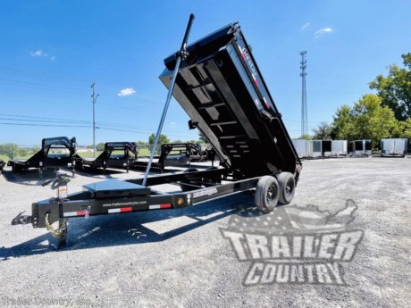 &lt;p&gt;Brand New 83&#39;&#39; x 14&#39; 3 Stage Telescopic Dump Trailer w/ 24&quot; High Sides, Remote Power, Ramps, and MORE!&lt;/p&gt;
&lt;p&gt;&amp;nbsp;&lt;/p&gt;
&lt;p&gt;Up for consideration is a Brand New Model 7&#39;x14&#39; Tandem Axle, Bumper Pull, 3 Stage Telescopic Cylinder Dump Trailer.&lt;/p&gt;
&lt;p&gt;&amp;nbsp;&lt;/p&gt;
&lt;p&gt;Also Great for Roofing - Construction - Storm Clean Up - Equipment Hauling - Landscaping &amp;amp; More!&lt;/p&gt;
&lt;p&gt;&amp;nbsp;&lt;/p&gt;
&lt;p&gt;Standard Features:&lt;/p&gt;
&lt;p&gt;Proudly Made in the U.S.A.&amp;nbsp;&lt;/p&gt;
&lt;p&gt;3 Stage Telescopic Hoist&amp;nbsp;&lt;/p&gt;
&lt;p&gt;12V DC Hydraulic Pump Power Up and Gravity Down w/ Remote&amp;nbsp;&lt;/p&gt;
&lt;p&gt;Heavy Duty 8&quot; x 10lbs I-Beam Frame&lt;/p&gt;
&lt;p&gt;8&quot; I-Beam Wrap Around Tongue&amp;nbsp;&lt;/p&gt;
&lt;p&gt;10 Gauge Runners &amp;amp; 3/16 Center Ribs&lt;/p&gt;
&lt;p&gt;10 Gauge Steel Floor&lt;/p&gt;
&lt;p&gt;10 Gauge Steel Side Walls&lt;/p&gt;
&lt;p&gt;24&quot; High Sides&lt;/p&gt;
&lt;p&gt;(2) 7,000 lb Nev-R-Adjust All Wheel Electric Brake E-Z Lube Axles&lt;/p&gt;
&lt;p&gt;14,000 lb G.V.W.R.&amp;nbsp;&amp;nbsp;&lt;/p&gt;
&lt;p&gt;Emergency Break-A-Way Kit&lt;/p&gt;
&lt;p&gt;Supersized Front Locking Storage Box&lt;/p&gt;
&lt;p&gt;2 5/16&quot; Adjustable Heavy Duty Coupler&amp;nbsp;&lt;/p&gt;
&lt;p&gt;Steel Treadplate Weld-on Fenders&lt;/p&gt;
&lt;p&gt;Heavy Duty Safety Chains - w/ Hooks&lt;/p&gt;
&lt;p&gt;Sherwin-Williams Powdura Powder Coated Black Paint w/ One Cure Primer&lt;/p&gt;
&lt;p&gt;&amp;nbsp;10,000 lb Spring-Loaded Drop Jack&lt;/p&gt;
&lt;p&gt;Rear Barn Style Gate w/ Hold Back Latches&lt;/p&gt;
&lt;p&gt;Deep Cycle Marine Battery w/ Remote in Locking Tool Box&lt;/p&gt;
&lt;p&gt;5 AMP 110V Battery Charger&lt;/p&gt;
&lt;p&gt;7-Way Round Electrical Plug&lt;/p&gt;
&lt;p&gt;Sealed Wiring Harness&lt;/p&gt;
&lt;p&gt;Tires: ST235-80R-16 LRE 10 Ply Radial Tires&lt;/p&gt;
&lt;p&gt;Wheels: 16&quot; Mod Wheels&lt;/p&gt;
&lt;p&gt;(2) 16&quot; x 80&quot; Slide - In Heavy Duty Ramps&lt;/p&gt;
&lt;p&gt;1/4&quot; Tool Storage Tray&lt;/p&gt;
&lt;p&gt;Stake Pockets / Tie Downs&lt;/p&gt;
&lt;p&gt;Welded Tie Downs Inside Dump Box&lt;/p&gt;
&lt;p&gt;Spare Tire Holder&lt;/p&gt;
&lt;p&gt;Retractable Tarp Kit&lt;/p&gt;
&lt;p&gt;D.O.T. Compliant L.E.D. Lighting System&lt;/p&gt;
&lt;p&gt;D.O.T. Reflective Tape&lt;/p&gt;
&lt;p&gt;Black: Paint&lt;/p&gt;
&lt;p&gt;&amp;nbsp;&lt;/p&gt;
&lt;p&gt;* FINANCING IS AVAILABLE W/APPROVED CREDIT *&lt;/p&gt;
&lt;p&gt;* RENT TO OWN OPTIONS AVAILABLE W/ NO CREDIT CHECK - LOW DOWN PAYMENTS *&lt;/p&gt;
&lt;p&gt;&amp;nbsp;&lt;/p&gt;
&lt;p&gt;Manufacturers Title and Limited Warranty Included&lt;/p&gt;
&lt;p&gt;&amp;nbsp;&lt;/p&gt;
&lt;p&gt;Trailer is offered @ factory direct pricing with pick up at our TN /GA/FL locations...We also offer Nationwide Delivery. Please ask for more information about our optional delivery services.&amp;nbsp; &amp;nbsp;&lt;/p&gt;
&lt;p&gt;&amp;nbsp;&lt;/p&gt;
&lt;p&gt;*Trailer Shown with Optional Trim*&lt;/p&gt;
&lt;p&gt;All Trailers are D.O.T. Compliant for all 50 States, Canada, &amp;amp; Mexico.&lt;/p&gt;
&lt;p&gt;&amp;nbsp;&lt;/p&gt;
&lt;p&gt;Trailer is also listed Locally for Sale, Please Confirm Availability&lt;/p&gt;
&lt;p&gt;&amp;nbsp;&lt;/p&gt;
&lt;p&gt;FOR MORE INFORMATION CALL:&lt;/p&gt;
&lt;p&gt;888-710-2112&lt;/p&gt;