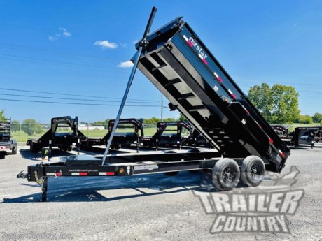 &lt;p&gt;Brand New 83&#39;&#39; x 16&#39; 3 Stage Telescopic Dump Trailer w/ 24&quot; High Sides, Remote Power, Ramps, and MORE!&lt;/p&gt;
&lt;p&gt;&amp;nbsp;&lt;/p&gt;
&lt;p&gt;Up for consideration is a Brand New Model 7&#39;x16&#39; Tandem Axle, Bumper Pull, 3 Stage Telescopic Cylinder Dump Trailer.&lt;/p&gt;
&lt;p&gt;&amp;nbsp;&lt;/p&gt;
&lt;p&gt;Also Great for Roofing - Construction - Storm Clean Up - Equipment Hauling - Landscaping &amp;amp; More!&lt;/p&gt;
&lt;p&gt;&amp;nbsp;&lt;/p&gt;
&lt;p&gt;Standard Features:&lt;/p&gt;
&lt;p&gt;Proudly Made in the U.S.A.&amp;nbsp;&lt;/p&gt;
&lt;p&gt;3 Stage Telescopic Hoist&amp;nbsp;&lt;/p&gt;
&lt;p&gt;12V DC Hydraulic Pump Power Up and Gravity Down w/ Remote&amp;nbsp;&lt;/p&gt;
&lt;p&gt;Heavy Duty 8&quot; x 10lbs I-Beam Frame&lt;/p&gt;
&lt;p&gt;8&quot; I-Beam Wrap Around Tongue&amp;nbsp;&lt;/p&gt;
&lt;p&gt;10 Gauge Runners &amp;amp; 3/16 Center Ribs&lt;/p&gt;
&lt;p&gt;10 Gauge Steel Floor&lt;/p&gt;
&lt;p&gt;10 Gauge Steel Side Walls&lt;/p&gt;
&lt;p&gt;24&quot; High Sides&lt;/p&gt;
&lt;p&gt;(2) 7,000 lb Nev-R-Adjust All Wheel Electric Brake E-Z Lube Axles&lt;/p&gt;
&lt;p&gt;14,000 lb G.V.W.R.&amp;nbsp;&amp;nbsp;&lt;/p&gt;
&lt;p&gt;Emergency Break-A-Way Kit&lt;/p&gt;
&lt;p&gt;Supersized Front Locking Storage Box&lt;/p&gt;
&lt;p&gt;2 5/16&quot; Adjustable Heavy Duty Coupler&amp;nbsp;&lt;/p&gt;
&lt;p&gt;Steel Treadplate Weld-on Fenders&lt;/p&gt;
&lt;p&gt;Heavy Duty Safety Chains - w/ Hooks&lt;/p&gt;
&lt;p&gt;Sherwin-Williams Powdura Powder Coated Black Paint w/ One Cure Primer&lt;/p&gt;
&lt;p&gt;&amp;nbsp;10,000 lb Spring-Loaded Drop Jack&lt;/p&gt;
&lt;p&gt;Rear Barn Style Gate w/ Hold Back Latches&lt;/p&gt;
&lt;p&gt;Deep Cycle Marine Battery w/ Remote in Locking Tool Box&lt;/p&gt;
&lt;p&gt;5 AMP 110V Battery Charger&lt;/p&gt;
&lt;p&gt;7-Way Round Electrical Plug&lt;/p&gt;
&lt;p&gt;Sealed Wiring Harness&lt;/p&gt;
&lt;p&gt;Tires: ST235-80R-16 LRE 10 Ply Radial Tires&lt;/p&gt;
&lt;p&gt;Wheels: 16&quot; Mod Wheels&lt;/p&gt;
&lt;p&gt;(2) 16&quot; x 80&quot; Slide - In Heavy Duty Ramps&lt;/p&gt;
&lt;p&gt;1/4&quot; Tool Storage Tray&lt;/p&gt;
&lt;p&gt;Stake Pockets / Tie Downs&lt;/p&gt;
&lt;p&gt;Welded Tie Downs Inside Dump Box&lt;/p&gt;
&lt;p&gt;Spare Tire Holder&lt;/p&gt;
&lt;p&gt;Retractable Tarp Kit&lt;/p&gt;
&lt;p&gt;D.O.T. Compliant L.E.D. Lighting System&lt;/p&gt;
&lt;p&gt;D.O.T. Reflective Tape&lt;/p&gt;
&lt;p&gt;Black: Paint&lt;/p&gt;
&lt;p&gt;&amp;nbsp;&lt;/p&gt;
&lt;p&gt;* FINANCING IS AVAILABLE W/APPROVED CREDIT *&lt;/p&gt;
&lt;p&gt;* RENT TO OWN OPTIONS AVAILABLE W/ NO CREDIT CHECK - LOW DOWN PAYMENTS *&lt;/p&gt;
&lt;p&gt;&amp;nbsp;&lt;/p&gt;
&lt;p&gt;Manufacturers Title and Limited Warranty Included&lt;/p&gt;
&lt;p&gt;&amp;nbsp;&lt;/p&gt;
&lt;p&gt;Trailer is offered @ factory direct pricing with pick up at our TN /GA/FL locations...We also offer Nationwide Delivery. Please ask for more information about our optional delivery services.&amp;nbsp; &amp;nbsp;&lt;/p&gt;
&lt;p&gt;&amp;nbsp;&lt;/p&gt;
&lt;p&gt;*Trailer Shown with Optional Trim*&lt;/p&gt;
&lt;p&gt;All Trailers are D.O.T. Compliant for all 50 States, Canada, &amp;amp; Mexico.&lt;/p&gt;
&lt;p&gt;&amp;nbsp;&lt;/p&gt;
&lt;p&gt;Trailer is also listed Locally for Sale, Please Confirm Availability&lt;/p&gt;
&lt;p&gt;&amp;nbsp;&lt;/p&gt;
&lt;p&gt;FOR MORE INFORMATION CALL:&lt;/p&gt;
&lt;p&gt;888-710-2112&lt;/p&gt;