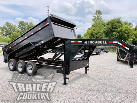 &lt;p&gt;Brand New 7&#39; x 16&#39; Iron Bull Scissor Hoist Hydraulic Triple Axle Gooseneck Dump Trailer w/ 48&quot; High Sides, Remote Power Up &amp;amp; Down, Plus MORE!&lt;/p&gt;
&lt;p&gt;&amp;nbsp;&lt;/p&gt;
&lt;p&gt;Up for your Consideration is a Brand New Model 7&#39;x16&#39; Triple Axle, Gooseneck, Scissor Hoist Hydraulic Dump Trailer, 7 GA Steel Floor, and 3 Way Combo Spreader Gate.&lt;/p&gt;
&lt;p&gt;&amp;nbsp;&lt;/p&gt;
&lt;p&gt;Also Great for Roofing - Construction - Storm Clean Up - Equipment Hauling - Landscaping, Agricultural &amp;amp; More!&lt;/p&gt;
&lt;p&gt;&amp;nbsp;&lt;/p&gt;
&lt;p&gt;Standard Features:&lt;/p&gt;
&lt;p&gt;Proudly Made in the U.S.A.&amp;nbsp;&lt;/p&gt;
&lt;p&gt;Heavy Duty 6&quot;x 12lb I-Beam Main Frame&lt;/p&gt;
&lt;p&gt;Heavy Duty 12&quot; I-Beam Neck and Riser&lt;/p&gt;
&lt;p&gt;7 Gauge Steel Floor&lt;/p&gt;
&lt;p&gt;10 Gauge Steel Side Walls&lt;/p&gt;
&lt;p&gt;48&quot; High Side Walls&lt;/p&gt;
&lt;p&gt;(3) 7,000 lb Cambered Nev-R-Adjust All Wheel Electric Brake E-Z Lube Axles&lt;/p&gt;
&lt;p&gt;Multi-leaf Slipper Spring Suspension&lt;/p&gt;
&lt;p&gt;21,000 lb G.V.W.R.&amp;nbsp;&amp;nbsp;&lt;/p&gt;
&lt;p&gt;Emergency Break-A-Way Kit&lt;/p&gt;
&lt;p&gt;Hydraulic Scissor Hoist w/ Power Up &amp;amp; Down&amp;nbsp;&lt;/p&gt;
&lt;p&gt;12V DC Hydraulic Pump w/ Remote in Locking Storage Box&lt;/p&gt;
&lt;p&gt;2 5/16&quot; Adjustable Heavy Duty Coupler - Gooseneck&lt;/p&gt;
&lt;p&gt;Heavy Duty Weld-On Steel Treadplate Fenders&lt;/p&gt;
&lt;p&gt;Heavy Duty Safety Chains - w/ Hooks&lt;/p&gt;
&lt;p&gt;Sherwin-Williams Powdura Powder Coated Black Paint w/ One Cure Primer&lt;/p&gt;
&lt;p&gt;(2) 10,000 lb Spring-Loaded Drop Leg Jacks&lt;/p&gt;
&lt;p&gt;3 - Way Combination Rear Barn Style / Spreader Gate w/ Lock &amp;amp; Hold Back Chains&lt;/p&gt;
&lt;p&gt;Deep Cycle Marine Battery w/ Remote&lt;/p&gt;
&lt;p&gt;Full-Width Locking Tool Box&lt;/p&gt;
&lt;p&gt;5 AMP 110V Battery Charger&lt;/p&gt;
&lt;p&gt;7-Way Round Electrical Plug&lt;/p&gt;
&lt;p&gt;Sealed Wiring Harness&lt;/p&gt;
&lt;p&gt;Tires - ST235-80R-16 LRE 10 Ply Radial Tires&lt;/p&gt;
&lt;p&gt;Wheels - 16&quot; Mod Wheels&lt;/p&gt;
&lt;p&gt;(2) 16&quot; x 80&quot; Slide - In Heavy Duty Ramps&lt;/p&gt;
&lt;p&gt;Stake Pockets/ Tie Downs - All Round Top Rail&lt;/p&gt;
&lt;p&gt;5,000 lb Welded Tie Downs Inside Dump Box&lt;/p&gt;
&lt;p&gt;Spare Tire Holder&lt;/p&gt;
&lt;p&gt;Retractable Tarp Kit&lt;/p&gt;
&lt;p&gt;D.O.T. Compliant L.E.D. Lighting System&lt;/p&gt;
&lt;p&gt;D.O.T. Reflective Tape&amp;nbsp;&lt;/p&gt;
&lt;p&gt;&amp;nbsp;&lt;/p&gt;
&lt;p&gt;* FINANCING IS AVAILABLE W/ APPROVED CREDIT *&lt;/p&gt;
&lt;p&gt;* RENT TO OWN OPTIONS AVAILABLE W/ NO CREDIT CHECK - LOW DOWN PAYMENTS *&lt;/p&gt;
&lt;p&gt;&amp;nbsp;&lt;/p&gt;
&lt;p&gt;Manufacturers Title and Limited Warranty Included&lt;/p&gt;
&lt;p&gt;&amp;nbsp;&lt;/p&gt;
&lt;p&gt;Trailer is offered @ factory direct pricing with pick up at our TN location...We also offer Nationwide Delivery.&lt;/p&gt;
&lt;p&gt;&amp;nbsp;Please ask for more information about our optional delivery services.&amp;nbsp; &amp;nbsp;&lt;/p&gt;
&lt;p&gt;&amp;nbsp;&lt;/p&gt;
&lt;p&gt;*Trailer Shown with Optional Trim*&lt;/p&gt;
&lt;p&gt;All Trailers are D.O.T. Compliant for all 50 States, Canada, &amp;amp; Mexico.&lt;/p&gt;
&lt;p&gt;&amp;nbsp;&lt;/p&gt;
&lt;p&gt;Trailer is also listed Locally for Sale, Please Confirm Availability&lt;/p&gt;
&lt;p&gt;&amp;nbsp;&lt;/p&gt;
&lt;p&gt;FOR MORE INFORMATION CALL or TEXT:&lt;/p&gt;
&lt;p&gt;888-710-2112&lt;/p&gt;