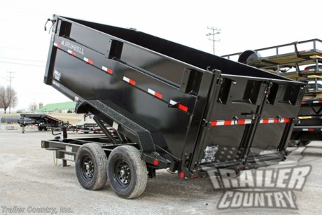 &lt;p&gt;Brand New 7&#39; x 14&#39; Iron Bull Scissor Hoist Hydraulic Dump Trailer w/ 36&quot; High Sides, Remote Power Up &amp;amp; Down, and MORE!&lt;/p&gt;
&lt;p&gt;&amp;nbsp;&lt;/p&gt;
&lt;p&gt;Up for your Consideration is a Brand New Model 7&#39;x14&#39; Tandem Axle, Bumper Pull, Scissor Hoist Hydraulic Dump Trailer, and 3 Way Combo Spreader Gate.&lt;/p&gt;
&lt;p&gt;&amp;nbsp;&lt;/p&gt;
&lt;p&gt;Also Great for Roofing - Construction - Storm Clean Up - Equipment Hauling - Landscaping &amp;amp; More!&lt;/p&gt;
&lt;p&gt;&amp;nbsp;&lt;/p&gt;
&lt;p&gt;Standard Features:&lt;/p&gt;
&lt;p&gt;&amp;nbsp;&lt;/p&gt;
&lt;p&gt;Proudly Made in the U.S.A.&amp;nbsp;&lt;/p&gt;
&lt;p&gt;Heavy Duty 6&quot; I-Beam Main Frame&lt;/p&gt;
&lt;p&gt;6&quot; I-Beam Tongue Frame&lt;/p&gt;
&lt;p&gt;7 Gauge Steel Floor&lt;/p&gt;
&lt;p&gt;10 Gauge Steel Side Walls&lt;/p&gt;
&lt;p&gt;36&quot; High Sides&lt;/p&gt;
&lt;p&gt;(2) 7,000 lb Nev-R-Adjust All Wheel Electric Brake E-Z Lube Axles&lt;/p&gt;
&lt;p&gt;14,990 lb G.V.W.R.&amp;nbsp;&amp;nbsp;&lt;/p&gt;
&lt;p&gt;Emergency Break-A-Way Kit&lt;/p&gt;
&lt;p&gt;Hydraulic Scissor Hoist w/ Power Up &amp;amp; Down&amp;nbsp;&lt;/p&gt;
&lt;p&gt;12V DC Hydraulic Pump (Power Up and Power Down) w/ Remote in Locking Storage Box&lt;/p&gt;
&lt;p&gt;Deep Cycle Marine Battery&lt;/p&gt;
&lt;p&gt;5 AMP 110V Battery Charger&lt;/p&gt;
&lt;p&gt;2 5/16&quot; Adjustable Heavy Duty Coupler&amp;nbsp;&lt;/p&gt;
&lt;p&gt;Heavy Duty 14 Gauge Steel Treadplate Fenders&lt;/p&gt;
&lt;p&gt;Heavy Duty Safety Chains - w/ Hooks&lt;/p&gt;
&lt;p&gt;Sherwin-Williams Powdura Powder Coated Black Paint w/ One Cure Primer&lt;/p&gt;
&lt;p&gt;&amp;nbsp;10,000 lb Spring-Loaded Drop Leg Jack&lt;/p&gt;
&lt;p&gt;3 - Way Combination Rear Barn Style / Spreader Gate w/ Lock &amp;amp; Hold Back Chains&lt;/p&gt;
&lt;p&gt;7-Way Round Electrical Plug&lt;/p&gt;
&lt;p&gt;Sealed Wiring Harness&lt;/p&gt;
&lt;p&gt;Tires - ST235-80R-16 LRE 10 Ply Radial Tires&lt;/p&gt;
&lt;p&gt;Wheels - 16&quot; Mod Wheels&lt;/p&gt;
&lt;p&gt;(2) 16&quot; x 80&quot; Slide - In Heavy Duty Ramps&lt;/p&gt;
&lt;p&gt;Stake Pockets/ Tie Downs - All Round Top Rail&lt;/p&gt;
&lt;p&gt;5,000 lb Welded Tie Downs Inside Dump Box&lt;/p&gt;
&lt;p&gt;Spare Tire Holder&lt;/p&gt;
&lt;p&gt;Retractable Tarp Kit&lt;/p&gt;
&lt;p&gt;D.O.T. Compliant L.E.D. Lighting System&lt;/p&gt;
&lt;p&gt;D.O.T. Reflective Tape&lt;/p&gt;
&lt;p&gt;&amp;nbsp;&lt;/p&gt;
&lt;p&gt;* FINANCING IS AVAILABLE W/ APPROVED CREDIT *&lt;/p&gt;
&lt;p&gt;* RENT TO OWN OPTIONS AVAILABLE W/ NO CREDIT CHECK - LOW DOWN PAYMENTS *&lt;/p&gt;
&lt;p&gt;&amp;nbsp;&lt;/p&gt;
&lt;p&gt;Manufacturers Title and Limited Warranty Included&lt;/p&gt;
&lt;p&gt;&amp;nbsp;&lt;/p&gt;
&lt;p&gt;Trailer is offered @ factory direct pricing with pick up at our TN location...We also offer Nationwide Delivery. Please ask for more information about our optional delivery services.&amp;nbsp; &amp;nbsp;&lt;/p&gt;
&lt;p&gt;&amp;nbsp;&lt;/p&gt;
&lt;p&gt;*Trailer Shown with Optional Trim*&lt;/p&gt;
&lt;p&gt;All Trailers are D.O.T. Compliant for all 50 States, Canada, &amp;amp; Mexico.&lt;/p&gt;
&lt;p&gt;&amp;nbsp;&lt;/p&gt;
&lt;p&gt;Trailer is also listed Locally for Sale, Please Confirm Availability&lt;/p&gt;
&lt;p&gt;&amp;nbsp;&lt;/p&gt;
&lt;p&gt;FOR MORE INFORMATION CALL or TEXT:&lt;/p&gt;
&lt;p&gt;888-710-2112&lt;/p&gt;