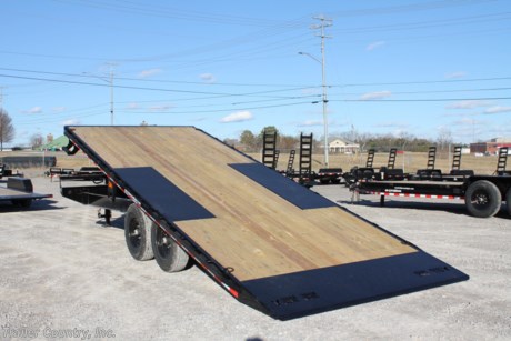 &lt;p&gt;Brand New 102&#39;&#39; x 22&#39; Heavy Duty Bumper Pull Wood Deck Power Up &amp;amp; Down Tilt Deck Trailer&lt;/p&gt;
&lt;p&gt;&amp;nbsp;&lt;/p&gt;
&lt;p&gt;Proudly Made in the U.S.A.&amp;nbsp;&lt;/p&gt;
&lt;p&gt;102&quot; X 22&#39; TILT DECK-OVER EQUIPMENT TRAILER&lt;/p&gt;
&lt;p&gt;22&#39; FULL POWER UP/DOWN TILT DECK WITH KNIFE EDGE TAIL&lt;/p&gt;
&lt;p&gt;8&quot; I-BEAM FRAME&lt;/p&gt;
&lt;p&gt;4&quot; X 4&quot; TUBING DECK FRAME&lt;/p&gt;
&lt;p&gt;WRAP-A-ROUND TONGUE&lt;/p&gt;
&lt;p&gt;16&quot; CROSSMEMBERS&lt;/p&gt;
&lt;p&gt;(2) 7,000 LB ALL WHEEL ELECTRIC BRAKE E-Z LUBE AXLES&lt;/p&gt;
&lt;p&gt;DUAL CYLINDER POWER UP/DOWN&lt;/p&gt;
&lt;p&gt;HYDRAULIC PUMP WITH DEEP CYCLE MARINE BATTERY&lt;/p&gt;
&lt;p&gt;REMOTE CONTROL, AND BATTERY CHARGER IN FRONT TONGUE MOUNTED LOCKING PUMP BOX&lt;/p&gt;
&lt;p&gt;STAKE POCKETS &amp;amp; D-RINGS (FOR TIE DOWN)&lt;/p&gt;
&lt;p&gt;FRONT STOP RAIL&lt;/p&gt;
&lt;p&gt;2 5/16&quot; ADJUSTABLE COUPLER&lt;/p&gt;
&lt;p&gt;SAFETY CHAINS&lt;/p&gt;
&lt;p&gt;7-WAY ROUND ELECTRICAL PLUG&lt;/p&gt;
&lt;p&gt;SEALED WIRING HARNESS&lt;/p&gt;
&lt;p&gt;BATTERY BACK-UP &amp;amp; SAFETY SWITCH&lt;/p&gt;
&lt;p&gt;L.E.D. LIGHTING&lt;/p&gt;
&lt;p&gt;2 X 6 PRESSURE TREATED WOOD DECK&lt;/p&gt;
&lt;p&gt;10K DROP-LEG JACK&lt;/p&gt;
&lt;p&gt;POWDER COATED PAINT&lt;/p&gt;
&lt;p&gt;D.O.T. REFLECTIVE TAPE&lt;/p&gt;
&lt;p&gt;16&quot; RADIAL TIRES&lt;/p&gt;
&lt;p&gt;SPARE TIRE MOUNT&lt;/p&gt;
&lt;p&gt;&amp;nbsp;&lt;/p&gt;
&lt;p&gt;* FINANCING IS AVAILABLE W/ APPROVED CREDIT *&lt;/p&gt;
&lt;p&gt;* RENT TO OWN PROGRAMS AVAILABLE W/ NO CREDIT CHECK - LOW DOWN&amp;nbsp;PAYMENTS *&lt;/p&gt;
&lt;p&gt;&amp;nbsp;&lt;/p&gt;
&lt;p&gt;Manufacturers Title and Limited Warranty Included&lt;/p&gt;
&lt;p&gt;Trailer is offered @ factory direct pricing with pick up at our GA or TN locations...We also offer Nationwide Delivery. Please ask for more information about our optional delivery services.&lt;/p&gt;
&lt;p&gt;*Trailer Shown with Optional Trim*&lt;/p&gt;
&lt;p&gt;All Trailers are D.O.T. Compliant for all 50 States, Canada, &amp;amp; Mexico.&lt;/p&gt;
&lt;p&gt;&amp;nbsp;&lt;/p&gt;
&lt;p&gt;FOR MORE INFORMATION CALL: &amp;nbsp; 888-710-2112&lt;/p&gt;