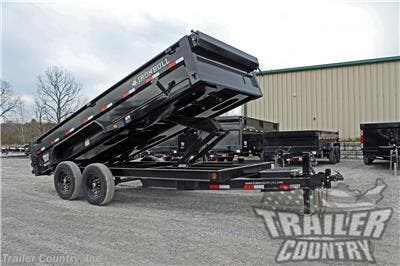 &lt;p&gt;Brand New 7 X 16 X 24 Dump Trailer&lt;/p&gt;
&lt;p&gt;&amp;nbsp;&lt;/p&gt;
&lt;p&gt;Proudly Made in the U.S.A.&amp;nbsp;&lt;/p&gt;
&lt;p&gt;Heavy Duty 6&quot; I-Beam Main Frame&lt;/p&gt;
&lt;p&gt;6&quot; I-Beam Tongue Frame&amp;nbsp;&lt;/p&gt;
&lt;p&gt;7 Gauge Steel Floor&lt;/p&gt;
&lt;p&gt;10 Gauge Steel Sides&lt;/p&gt;
&lt;p&gt;24&quot; High Sides&lt;/p&gt;
&lt;p&gt;14,990 lb G.V.W.R.&lt;/p&gt;
&lt;p&gt;(2) 7,000 lb All Wheel Electric Brake E-Z Lube Axles&lt;/p&gt;
&lt;p&gt;Hydraulic Scissor Hoist w/ Power Up &amp;amp; Power Down&lt;/p&gt;
&lt;p&gt;5,000 Lb Welded Tie Downs Inside Dump Box&lt;/p&gt;
&lt;p&gt;Stake Pockets / Tie Downs - All Around Top Rail&lt;/p&gt;
&lt;p&gt;2 5/16&quot; Heavy Duty Adjustable Coupler&lt;/p&gt;
&lt;p&gt;Emergency Break-A-Way Kit&lt;/p&gt;
&lt;p&gt;7-Way Round Electric Plug&lt;/p&gt;
&lt;p&gt;Heavy Duty 14 Gauge Steel Treadplate Fenders&lt;/p&gt;
&lt;p&gt;Heavy Duty Safety Chains - w/ Hooks&lt;/p&gt;
&lt;p&gt;10,000 lb Spring Loaded Drop-Leg Jack&lt;/p&gt;
&lt;p&gt;Rear Three-Way Combo Spreader Gate&lt;/p&gt;
&lt;p&gt;12V DC Hydraulic Pump &amp;amp; Deep Cycle Marine Battery W/ Remote in Locking Storage Box&lt;/p&gt;
&lt;p&gt;5 AMP 110V Battery Charger&lt;/p&gt;
&lt;p&gt;Tires - ST235-80R-16 LRE 10-Ply. Radial Tires&lt;/p&gt;
&lt;p&gt;Wheels - 16&quot; Mod Wheels&lt;/p&gt;
&lt;p&gt;D.O.T. Compliant L.E.D. Lighting System&lt;/p&gt;
&lt;p&gt;D.O.T. Reflective Tape&lt;/p&gt;
&lt;p&gt;Side Step Plate&lt;/p&gt;
&lt;p&gt;Spare Tire Mount&lt;/p&gt;
&lt;p&gt;(2) 16&quot; X 80&quot; Slide-In Ramps&lt;/p&gt;
&lt;p&gt;Retractable Tarp Kit&lt;/p&gt;
&lt;p&gt;Powder Coated Paint w/ One Cure Primer&lt;/p&gt;
&lt;p&gt;&amp;nbsp;&lt;/p&gt;
&lt;p&gt;* FINANCING IS AVAILABLE W/ APPROVED CREDIT *&lt;/p&gt;
&lt;p&gt;* RENT TO OWN PROGRAMS AVAILABLE W/ NO CREDIT CHECK - LOW DOWN&amp;nbsp;PAYMENTS *&lt;/p&gt;
&lt;p&gt;&amp;nbsp;&lt;/p&gt;
&lt;p&gt;Manufacturers Title and Limited Warranty Included&lt;/p&gt;
&lt;p&gt;Trailer is offered @ factory direct pricing with pick up at our GA or TN locations...We also offer Nationwide Delivery. Please ask for more information about our optional delivery services.&lt;/p&gt;
&lt;p&gt;*Trailer Shown with Optional Trim*&lt;/p&gt;
&lt;p&gt;All Trailers are D.O.T. Compliant for all 50 States, Canada, &amp;amp; Mexico.&lt;/p&gt;
&lt;p&gt;&amp;nbsp; &amp;nbsp; FOR MORE INFORMATION CALL or TEXT: &amp;nbsp; 888-710-2112&lt;/p&gt;