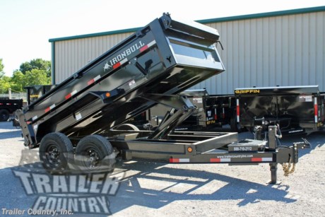 &lt;p&gt;Brand New 6&#39; x 12&#39; Iron Bull Scissor Hoist Hydraulic Dump Trailer w/ 24&quot; High Sides, Remote Power Up &amp;amp; Down, and MORE!&lt;/p&gt;
&lt;p&gt;&amp;nbsp;&lt;/p&gt;
&lt;p&gt;Up for your Consideration is a Brand New Model 6&#39;x12&#39; Tandem Axle, Bumper Pull, Scissor Hoist Hydraulic Dump Trailer, 7 GA. Floor and 3 Way Combo Spreader Gate.&lt;/p&gt;
&lt;p&gt;&amp;nbsp;&lt;/p&gt;
&lt;p&gt;Also Great for Roofing - Construction - Storm Clean Up - Equipment Hauling - Landscaping &amp;amp; More!&lt;/p&gt;
&lt;p&gt;&amp;nbsp;&lt;/p&gt;
&lt;p&gt;Standard Features:&lt;/p&gt;
&lt;p&gt;Proudly Made in the U.S.A.&amp;nbsp;&lt;/p&gt;
&lt;p&gt;Heavy Duty 6&quot; I-Beam Main Frame&lt;/p&gt;
&lt;p&gt;6&quot; I-Beam Tongue Frame&lt;/p&gt;
&lt;p&gt;7 Gauge Steel Floor&lt;/p&gt;
&lt;p&gt;10 Gauge Steel Side Walls&lt;/p&gt;
&lt;p&gt;24&quot; High Sides&lt;/p&gt;
&lt;p&gt;(2) 7,000 lb Nev-R-Adjust&amp;nbsp; All Wheel Electric Brake E-Z Lube Axles&lt;/p&gt;
&lt;p&gt;14,990 lb G.V.W.R.&amp;nbsp;&amp;nbsp;&lt;/p&gt;
&lt;p&gt;Emergency Break-A-Way Kit&lt;/p&gt;
&lt;p&gt;Hydraulic Scissor Hoist w/ Power Up &amp;amp; Down&amp;nbsp;&lt;/p&gt;
&lt;p&gt;12V DC Hydraulic Pump (Power Up and Power Down) w/ Remote in Locking Storage Box&lt;/p&gt;
&lt;p&gt;Deep Cycle Marine Battery&lt;/p&gt;
&lt;p&gt;5 AMP 110V Battery Charger&lt;/p&gt;
&lt;p&gt;2 5/16&quot; Adjustable Heavy Duty Coupler&amp;nbsp;&lt;/p&gt;
&lt;p&gt;Heavy Duty 14 Gauge Steel Treadplate Fenders&lt;/p&gt;
&lt;p&gt;Heavy Duty Safety Chains - w/ Hooks&lt;/p&gt;
&lt;p&gt;Sherwin-Williams Powdurda Powder Coated Black Paint w/ One Cure Primer&lt;/p&gt;
&lt;p&gt;&amp;nbsp;10,000 lb Spring-Loaded Drop Jack&lt;/p&gt;
&lt;p&gt;3 - Way Combination Rear Barn Style / Spreader Gate w/ Lock &amp;amp; Hold Back Chains&lt;/p&gt;
&lt;p&gt;7-Way Round Electrical Plug&lt;/p&gt;
&lt;p&gt;Sealed Wiring Harness&lt;/p&gt;
&lt;p&gt;Tires - ST235-80R-16 LRE 10 Ply Radial Tires&lt;/p&gt;
&lt;p&gt;Wheels - 16&quot; Mod Wheels&lt;/p&gt;
&lt;p&gt;(2) 16&quot; x 80&quot; Slide - In Heavy Duty Ramps&lt;/p&gt;
&lt;p&gt;Stake Pockets/ Tie Downs - All Round Top Rail&lt;/p&gt;
&lt;p&gt;5,000 lb Welded Tie Downs Inside Dump Box&lt;/p&gt;
&lt;p&gt;Spare Tire Holder&lt;/p&gt;
&lt;p&gt;Retractable Tarp Kit&lt;/p&gt;
&lt;p&gt;D.O.T. Compliant L.E.D. Lighting System&lt;/p&gt;
&lt;p&gt;D.O.T. Reflective Tape&lt;/p&gt;
&lt;p&gt;&amp;nbsp;&lt;/p&gt;
&lt;p&gt;* FINANCING IS AVAILABLE W/ APPROVED CREDIT *&lt;/p&gt;
&lt;p&gt;* RENT TO OWN PROGRAMS AVAILABLE W/ NO CREDIT CHECK - LOW DOWN&amp;nbsp;PAYMENTS *&lt;/p&gt;
&lt;p&gt;&amp;nbsp;&lt;/p&gt;
&lt;p&gt;&amp;nbsp;Manufacturers Title and Limited Warranty Included&lt;/p&gt;
&lt;p&gt;Trailer is offered @ factory direct pricing with pick up at our TN location...We also offer Nationwide Delivery. Please ask for more information about our optional delivery services.&amp;nbsp; &amp;nbsp;&lt;/p&gt;
&lt;p&gt;&amp;nbsp;&lt;/p&gt;
&lt;p&gt;*Trailer Shown with Optional Trim*&lt;/p&gt;
&lt;p&gt;All Trailers are D.O.T. Compliant for all 50 States, Canada, &amp;amp; Mexico.&amp;nbsp;&lt;/p&gt;
&lt;p&gt;&amp;nbsp;&lt;/p&gt;
&lt;p&gt;Trailer is also listed Locally for Sale, Please Confirm Availability&lt;/p&gt;
&lt;p&gt;&amp;nbsp;&lt;/p&gt;
&lt;p&gt;FOR MORE INFORMATION CALL or TEXT:&lt;/p&gt;
&lt;p&gt;888-710-2112&lt;/p&gt;