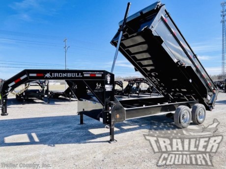 &lt;p&gt;Brand New 7&#39; x 16&#39; Iron Bull 3 Stage Telescopic Hydraulic Hoist Gooseneck Dump Trailer w/ 36&quot; High Sides, Remote Power, Plus MORE!&lt;/p&gt;
&lt;p&gt;&amp;nbsp;&lt;/p&gt;
&lt;p&gt;Up for your Consideration is a Brand New Model 7&#39;x16&#39; Dual Axle, Gooseneck, Telescopic Hoist Hydraulic Dump Trailer,7 GA Steel Floor, and 3 Way Combo Spreader Gate.&lt;/p&gt;
&lt;p&gt;&amp;nbsp;&lt;/p&gt;
&lt;p&gt;Also Great for Roofing - Construction - Storm Clean Up - Equipment Hauling - Landscaping, Agricultural &amp;amp; More!&lt;/p&gt;
&lt;p&gt;Standard Features:&lt;/p&gt;
&lt;p&gt;Proudly Made in the U.S.A.&amp;nbsp;&lt;/p&gt;
&lt;p&gt;Heavy Duty 12&quot; I-Beam Frame&lt;/p&gt;
&lt;p&gt;Heavy Duty 12&quot; I-Beam Neck and Riser&lt;/p&gt;
&lt;p&gt;7 Gauge Steel Floor&lt;/p&gt;
&lt;p&gt;36&quot; 10 Gauge Steel Side Walls&lt;/p&gt;
&lt;p&gt;(2) 10,000 lb &quot;Dexter&quot; Nev-R-Adjust Super Single All Wheel Electric Brake E-Z Lube Axles&lt;/p&gt;
&lt;p&gt;Multi-leaf Slipper Spring Suspension&lt;/p&gt;
&lt;p&gt;22,000 lb G.V.W.R.&amp;nbsp;&amp;nbsp;&lt;/p&gt;
&lt;p&gt;Emergency Break-A-Way Kit&lt;/p&gt;
&lt;p&gt;Hydraulic 3-Stage Telescopic Hoist w/ Power Up &amp;amp; Gravity Down&amp;nbsp;&lt;/p&gt;
&lt;p&gt;12V DC Hydraulic Pump w/ Remote in Locking Storage Box&lt;/p&gt;
&lt;p&gt;2 5/16&quot; Adjustable Heavy Duty Coupler - Gooseneck&lt;/p&gt;
&lt;p&gt;Heavy Duty Weld-On Steel Treadplate Fenders&lt;/p&gt;
&lt;p&gt;Side Step Plate&lt;/p&gt;
&lt;p&gt;Heavy Duty Safety Chains - w/ Hooks&lt;/p&gt;
&lt;p&gt;Sherwin-Williams Powdura Powder Coated Black Paint w/ One Cure Primer&lt;/p&gt;
&lt;p&gt;(2) 10,000 lb Spring-Loaded Drop Leg Jacks&lt;/p&gt;
&lt;p&gt;3-Way Combination Rear Barn Style / Spreader Gate w/ Lock &amp;amp; Hold Back Chains&lt;/p&gt;
&lt;p&gt;Deep Cycle Marine Battery w/ Remote&lt;/p&gt;
&lt;p&gt;Full-Width Locking Tool Box&lt;/p&gt;
&lt;p&gt;5 AMP 110V Battery Charger&lt;/p&gt;
&lt;p&gt;7-Way Round Electrical Plug&lt;/p&gt;
&lt;p&gt;Sealed Wiring Harness&lt;/p&gt;
&lt;p&gt;Tires - ST235 R17.5 LRJ 18 Ply Radial Tires&lt;/p&gt;
&lt;p&gt;Wheels - Mod Wheels&lt;/p&gt;
&lt;p&gt;(2) 16&quot; x 80&quot; Slide - In Heavy Duty Ramps&lt;/p&gt;
&lt;p&gt;Stake Pockets/ Tie Downs - All Round Top Rail&lt;/p&gt;
&lt;p&gt;5,000 lb Welded Tie Downs Inside Dump Box&lt;/p&gt;
&lt;p&gt;Spare Tire Holder&lt;/p&gt;
&lt;p&gt;Retractable Tarp Kit&lt;/p&gt;
&lt;p&gt;D.O.T. Compliant L.E.D. Lighting System&lt;/p&gt;
&lt;p&gt;D.O.T. Reflective Tape&amp;nbsp;&lt;/p&gt;
&lt;p&gt;&amp;nbsp;&lt;/p&gt;
&lt;p&gt;&amp;nbsp;&lt;/p&gt;
&lt;p&gt;FINANCING IS AVAILABLE W/ APPROVED CREDIT&lt;/p&gt;
&lt;p&gt;&amp;nbsp;&lt;/p&gt;
&lt;p&gt;&amp;nbsp;&lt;/p&gt;
&lt;p&gt;&amp;nbsp;&lt;/p&gt;
&lt;p&gt;Manufacturers Title and Limited Warranty Included&lt;/p&gt;
&lt;p&gt;&amp;nbsp;&lt;/p&gt;
&lt;p&gt;Trailer is offered @ factory direct pricing with pick up at our Middle, TN; Southeast, GA, and Central, FL locations...We also offer Nationwide Delivery.&lt;/p&gt;
&lt;p&gt;&amp;nbsp;Please ask for more information about our optional delivery services.&amp;nbsp; &amp;nbsp;&lt;/p&gt;
&lt;p&gt;&amp;nbsp;&lt;/p&gt;
&lt;p&gt;*Trailer Shown with Optional Trim*&lt;/p&gt;
&lt;p&gt;All Trailers are D.O.T. Compliant for all 50 States, Canada, &amp;amp; Mexico.&lt;/p&gt;
&lt;p&gt;&amp;nbsp;&lt;/p&gt;
&lt;p&gt;Trailer is also listed Locally for Sale, Please Confirm Availability&lt;/p&gt;
&lt;p&gt;&amp;nbsp;&lt;/p&gt;
&lt;p&gt;FOR MORE INFORMATION CALL:&lt;/p&gt;
&lt;p&gt;888-710-2112&lt;/p&gt;