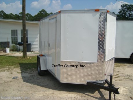 &lt;p&gt;&lt;strong&gt;NEW 6&#39; X 12&#39;&amp;nbsp;&quot;&lt;em&gt;&lt;span style=&quot;text-decoration: underline;&quot;&gt;ALL AMERICAN&lt;/span&gt;&lt;/em&gt;&lt;strong&gt;&quot;&amp;nbsp;SERIES ENCLOSED CARGO TRAILER&lt;/strong&gt;&lt;br /&gt;&lt;br /&gt;Up for your consideration is a Brand New ALL AMERICAN&amp;nbsp;Series 6x12 Single Axle, V-Nosed Enclosed Trailer Loaded!&amp;nbsp;&amp;nbsp;&amp;nbsp;&amp;nbsp;&lt;/strong&gt;&lt;/p&gt;
&lt;p&gt;&lt;strong&gt;YOU&#39;VE SEEN THE REST NOW BUY THE BEST!&amp;nbsp;&amp;nbsp;&lt;/strong&gt;&lt;/p&gt;
&lt;p&gt;&lt;strong&gt;FOR MORE INFORMATION CALL: &lt;strong&gt;1-888-710-2112&amp;nbsp;&amp;nbsp;&lt;/strong&gt;&lt;/strong&gt;&lt;/p&gt;
&lt;p&gt;&lt;strong&gt;! ! !&amp;nbsp;ALL the&amp;nbsp;&lt;strong&gt;&lt;span style=&quot;text-decoration: underline;&quot;&gt;TOP QUALITY FEATURES&lt;/span&gt;&lt;/strong&gt;&lt;strong&gt;&amp;nbsp;you want ! ! !&lt;br /&gt;&lt;br /&gt;&amp;nbsp;&amp;nbsp;&amp;nbsp; * Heavy Duty 2&quot; x&amp;nbsp;3&quot; Tube Main Frame&lt;br /&gt;&amp;nbsp;&amp;nbsp;&amp;nbsp; *&amp;nbsp;Heavy Duty 1&quot; x 1&quot; Square Tubular Wall Studs &amp;amp; Roof Bows&lt;br /&gt;&amp;nbsp;&amp;nbsp;&amp;nbsp; * Rear Spring Assisted Ramp Door with (2) Barlocks for Security, EZ Lube Hinge Pins, &amp;amp; 16&quot; Transitional Ramp Flap&lt;br /&gt;&amp;nbsp;&amp;nbsp;&amp;nbsp; * 12&#39; Box Space + V-Nose&lt;br /&gt;&amp;nbsp;&amp;nbsp;&amp;nbsp; * (1) 3,500lb &amp;nbsp;4 Inch&amp;nbsp;Drop Axle w/ EZ LUBE Grease Fittings&lt;br /&gt;&amp;nbsp;&amp;nbsp;&amp;nbsp; * 16&quot; O.C. Wall, Floor, and Ceiling Studs&lt;br /&gt;&amp;nbsp;&amp;nbsp;&amp;nbsp; * 6&#39; Interior Height&lt;br /&gt;&amp;nbsp;&amp;nbsp;&amp;nbsp; * Galvalume Seamed Roof with Luan Ceiling&amp;nbsp;Liner Strip&lt;br /&gt;&amp;nbsp;&amp;nbsp;&amp;nbsp; * 2&quot; Coupler w/ Snapper Pin&lt;br /&gt;&amp;nbsp;&amp;nbsp;&amp;nbsp; * Heavy Duty Safety Chains&lt;br /&gt;&amp;nbsp;&amp;nbsp;&amp;nbsp; * 4-Way Flat Wiring Harness&lt;br /&gt;&amp;nbsp;&amp;nbsp;&amp;nbsp; *&amp;nbsp;L.E.D.&amp;nbsp;Strip Tail Lights&lt;br /&gt;&amp;nbsp;&amp;nbsp;&amp;nbsp; * 3/8&quot; Heavy Duty Grade Plywood Walls&lt;br /&gt;&amp;nbsp;&amp;nbsp;&amp;nbsp; * 3/4&quot; Heavy Duty Top Grade&amp;nbsp;Plywood Floor&lt;br /&gt;&amp;nbsp;&amp;nbsp;&amp;nbsp; * Heavy Duty Smooth Jeep Style&amp;nbsp;Fenders with Wide Side Marker Clearance Lights&lt;br /&gt;&amp;nbsp;&amp;nbsp;&amp;nbsp; * 2K&amp;nbsp;A-Frame Top Wind Jack&lt;br /&gt;&amp;nbsp;&amp;nbsp;&amp;nbsp; * Top Quality Exterior Grade Paint&lt;br /&gt;&amp;nbsp;&amp;nbsp;&amp;nbsp; * (1) Non-Powered Interior Roof Vent&lt;br /&gt;&amp;nbsp;&amp;nbsp;&amp;nbsp; * (1) 12 Volt Interior Trailer Dome&amp;nbsp;Light w/ Wall Switch&lt;br /&gt;&amp;nbsp;&amp;nbsp;&amp;nbsp; * 24&quot; Diamond Plate ATP Front Stone Guard with matching V-Nose Cap&lt;br /&gt;&amp;nbsp;&amp;nbsp;&amp;nbsp; * 15&quot; Radial (ST20575D15) Tires &amp;amp; Silver Mod Wheels&lt;br /&gt;&amp;nbsp;&amp;nbsp;&amp;nbsp; *&amp;nbsp;Screwed Metal Exterior&lt;br /&gt;&lt;br /&gt;&lt;/strong&gt;&lt;/strong&gt;&lt;/p&gt;
&lt;p&gt;&lt;strong&gt;&lt;strong&gt;* * Manufacturers Title and&amp;nbsp;&lt;strong&gt;Limited&amp;nbsp;&lt;/strong&gt;Warranty Included * *&lt;br /&gt;* * PRODUCT LIABILITY INSURANCE * *&lt;br /&gt;* * FINANCING IS AVAILABLE W/ APPROVED CREDIT **&lt;/strong&gt;&lt;/strong&gt;&lt;/p&gt;
&lt;p&gt;&lt;strong&gt;ASK ABOUT OUR RENT TO OWN PROGRAM - NO CREDIT CHECK - LOW DOWN PAYMENT. &lt;/strong&gt;&lt;/p&gt;
&lt;p&gt;&lt;strong&gt;&lt;strong&gt;&lt;br /&gt;Trailer is offered @ factory direct pick up in Pearson, GA...We also offer Nationwide Delivery, please contact us for more information.&lt;br /&gt;CALL: 888-710-2112&lt;/strong&gt;&lt;/strong&gt;&lt;/p&gt;
