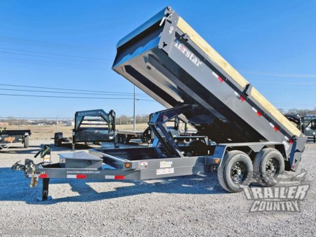 &lt;p&gt;Brand New 7&#39; x 14&#39; Scissor Hoist Hydraulic Dump Trailer w/18&quot; + High Sides, Remote Power Up &amp;amp; Down, and MORE!&lt;/p&gt;
&lt;p&gt;Up for your consideration is a Brand New Model 7&#39;x14&#39; Tandem Axle, Bumper Pull, Hydraulic Dump Trailer, Heavy Duty 10 Gauge Floor, Charger, Tarp Kit, Barn Gate &amp;amp; Side Wall Extension Kit.&lt;/p&gt;
&lt;p&gt;Also Great for Roofing - Construction - Storm Clean Up - Equipment Hauling - Landscaping &amp;amp; More!&lt;/p&gt;
&lt;p&gt;Standard Features:&lt;/p&gt;
&lt;p&gt;Proudly Made in the U.S.A.&amp;nbsp;&lt;br&gt;Heavy Duty 2&quot;x6&quot; Frame&lt;br&gt;10 Gauge Steel Floor&amp;nbsp;&lt;br&gt;18&quot; 10 Gauge Steel Side Walls&lt;br&gt;(2) 7,000 lb Straight All Wheel Electric Brake E-Z Lube Hubs&lt;br&gt;14,000 lb G.V.W.R. &amp;nbsp;&lt;br&gt;Emergency Break-A-Way Kit&lt;br&gt;Hydraulic Scissor Hoist&lt;br&gt;12V DC Hydraulic Pump (Power Up / Down + Gravity)&lt;br&gt;Oversized Locking Storage Box&lt;br&gt;2 5/16&quot; Adjustable Heavy Duty Coupler&amp;nbsp;&lt;br&gt;Heavy Duty Steel Treadplate Fenders&lt;br&gt;Heavy Duty Safety Chains - w/ Hooks&lt;br&gt;Sherwin-Williams Powdura Powder Coated GRAY Paint w/ One Cure Primer&lt;br&gt;10,000 lb Drop Jack&lt;br&gt;Rear Barn Style Gate&lt;br&gt;Deep Cycle Marine Battery w/ Remote in Locking Tool Box&lt;br&gt;5 AMP 110V Battery Charger&lt;br&gt;7-Way Round Electrical Plug&lt;br&gt;Sealed Wiring Harness&lt;br&gt;Tires - ST235-80R-16 Radial Tires&lt;br&gt;Wheels - 16&quot; Mod Wheels&lt;br&gt;(2) Heavy Duty Slide -In Ramps&amp;nbsp;&lt;br&gt;Stake Pockets/ Tie Downs - All Round Top Rail&lt;br&gt;(4) 3&quot; x 5/8&quot; Welded Tie Downs Inside Dump Box&lt;br&gt;Spare Tire Holder&lt;br&gt;Retractable Tarp Kit&lt;br&gt;D.O.T. Compliant L.E.D. Lighting System&lt;br&gt;D.O.T. Reflective Tape&lt;br&gt;Additional Added Options Included&lt;br&gt;&amp;nbsp;&lt;br&gt;Side Wall Board Extension Kit&lt;br&gt;&amp;nbsp;&lt;/p&gt;
&lt;p&gt;FINANCING IS AVAILABLE W/APPROVED CREDIT&lt;/p&gt;
&lt;p&gt;Manufacturers Title and Limited Warranty Included&lt;/p&gt;
&lt;p&gt;Trailer is offered @ factory direct pricing with pick up at our TN, GA and FL locations...We also offer Nationwide Delivery. Please ask for more information about our optional delivery services. &amp;nbsp;&amp;nbsp;&lt;br&gt;&amp;nbsp;&lt;br&gt;*Trailer Shown with Optional Trim*&lt;br&gt;All Trailers are D.O.T. Compliant for all 50 States, Canada, &amp;amp; Mexico.&lt;/p&gt;
&lt;p&gt;Trailer is also listed Locally for Sale, Please Confirm Availability&lt;/p&gt;
&lt;p&gt;FOR MORE INFORMATION CALL:&lt;/p&gt;
&lt;p&gt;888-710-2112&lt;/p&gt;