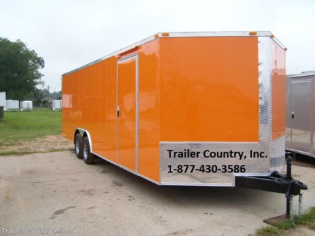 &lt;p&gt;&lt;strong&gt;NEW &lt;em&gt;&quot;&lt;span style=&quot;text-decoration: underline;&quot;&gt;ALL AMERICAN&lt;/span&gt;&lt;/em&gt;&lt;strong&gt;&lt;strong&gt;&lt;strong&gt;&quot;&amp;nbsp;SERIES 8.5&#39; X 20&#39; ENCLOSED CARGO TRAILER&lt;/strong&gt;&lt;/strong&gt;&lt;/strong&gt;&lt;/strong&gt;&lt;/p&gt;
&lt;p&gt;&lt;strong&gt;&lt;strong&gt;&lt;strong&gt;Up for your consideration is a Brand New 8.5x20 Tandem Axle, V-Nosed Enclosed Carhauler Trailer.&lt;/strong&gt;&lt;/strong&gt;&lt;/strong&gt;&lt;/p&gt;
&lt;p&gt;&lt;strong&gt;&lt;strong&gt;&lt;strong&gt;YOU&#39;VE SEEN THE REST...NOW BUY THE BEST!&lt;/strong&gt;&lt;/strong&gt;&lt;/strong&gt;&lt;/p&gt;
&lt;p&gt;&lt;strong&gt;&lt;strong&gt;&lt;strong&gt;FOR MORE INFORMATION CALL: 888-710-2112&lt;/strong&gt;&lt;/strong&gt;&lt;/strong&gt;&lt;/p&gt;
&lt;p&gt;&lt;strong&gt;&lt;strong&gt;&lt;strong&gt;&amp;nbsp;! ! !&amp;nbsp;ALL the&amp;nbsp;&lt;span style=&quot;text-decoration: underline;&quot;&gt;&lt;strong&gt;TOP QUALITY FEATURES&amp;nbsp;&lt;/strong&gt;&lt;/span&gt;&lt;/strong&gt;you want ! ! !&lt;br /&gt;&lt;br /&gt;&amp;nbsp;&amp;nbsp;&amp;nbsp; * Heavy Duty 6&quot; I-Beam Main Frame&lt;br /&gt;&amp;nbsp;&amp;nbsp;&amp;nbsp; * Heavy Duty 1&quot; x 1&quot; Square Tubing Wall Studs &amp;amp; Roof Bows&lt;br /&gt;&amp;nbsp;&amp;nbsp;&amp;nbsp; * Heavy Duty Rear Spring Assisted Ramp Door with (2) Barlocks for Security, EZ Lube Hinge Pins, &amp;amp; 16&quot; Transitional Ramp Flap&lt;br /&gt;&amp;nbsp;&amp;nbsp;&amp;nbsp; * No-Show Beaver Tail (Dove Tail)&lt;br /&gt;&amp;nbsp;&amp;nbsp;&amp;nbsp; * 4 - 5,000lb Flush Floor Mounted D-Rings&lt;br /&gt;&amp;nbsp;&amp;nbsp;&amp;nbsp; * 20&#39; Box Space + V-Nose&lt;br /&gt;&amp;nbsp;&amp;nbsp;&amp;nbsp; * 16&quot; On Center WALL &amp;amp; FLOOR &amp;amp; CEILING Cross Members&lt;br /&gt;&amp;nbsp;&amp;nbsp;&amp;nbsp; * (2) 3,500lb &amp;nbsp;4 Inch&amp;nbsp;Drop Axles w/ All Wheel Electric Brakes &amp;amp; EZ LUBE Grease Fittings&lt;br /&gt;&amp;nbsp;&amp;nbsp;&amp;nbsp; * 36&quot; Side Door with RV Flush Lock&lt;br /&gt;&amp;nbsp;&amp;nbsp;&amp;nbsp; * ATP Diamond Plate Recessed Step-Up @ Side Door&lt;br /&gt;&amp;nbsp;&amp;nbsp;&amp;nbsp; * 6&#39;6&quot; Interior Height&lt;br /&gt;&amp;nbsp;&amp;nbsp;&amp;nbsp; * Galvalume Seamed Roof with Luan Lining Strip&lt;br /&gt;&amp;nbsp;&amp;nbsp;&amp;nbsp; * 2 5/16&quot; Coupler w/ Snapper Pin&lt;br /&gt;&amp;nbsp;&amp;nbsp;&amp;nbsp; * Heavy Duty Safety Chains&lt;br /&gt;&amp;nbsp;&amp;nbsp;&amp;nbsp; * 7-Way Round RV Electrical Wiring Harness w/ Battery Back-Up &amp;amp; Safety Switch&lt;br /&gt;&amp;nbsp;&amp;nbsp;&amp;nbsp; * 3/8&quot; Heavy Duty Grade Plywood Walls&lt;br /&gt;&amp;nbsp;&amp;nbsp;&amp;nbsp; * 3/4&quot; Heavy Duty Top Grade&amp;nbsp;Plywood Floors&lt;br /&gt;&amp;nbsp;&amp;nbsp;&amp;nbsp; * Heavy Duty Smooth Fender Flares&lt;br /&gt;&amp;nbsp;&amp;nbsp;&amp;nbsp; * 2K A-Frame Top Wind Jack&lt;br /&gt;&amp;nbsp;&amp;nbsp;&amp;nbsp; *&amp;nbsp;License Plate Holder&lt;br /&gt;&amp;nbsp;&amp;nbsp;&amp;nbsp; * Top Quality Exterior Grade Paint&lt;br /&gt;&amp;nbsp;&amp;nbsp;&amp;nbsp; * (1) Non-Powered Interior Roof Vent&lt;br /&gt;&amp;nbsp;&amp;nbsp;&amp;nbsp; * (2) 12 Volt Interior Trailer Dome&amp;nbsp;Lights w/ Wall Switch&lt;br /&gt;&amp;nbsp;&amp;nbsp;&amp;nbsp; * 24&quot; Diamond Plate ATP Front Stone Guard with matching V-Nose Diamond Plate Cap&lt;br /&gt;&amp;nbsp;&amp;nbsp;&amp;nbsp; *&amp;nbsp;Screwed Metal Exterior&lt;br /&gt;&amp;nbsp;&amp;nbsp;&amp;nbsp; * 15&quot; Radial&amp;nbsp;(ST20575D15) Tires &amp;amp; Silver Mod&amp;nbsp;Wheels&lt;br /&gt;&amp;nbsp;&amp;nbsp;&amp;nbsp; *&amp;nbsp;L.E.D. Strip Tail Lights&lt;br /&gt;&lt;br /&gt;&lt;/strong&gt;&lt;/strong&gt;&lt;/p&gt;
&lt;p&gt;&lt;strong&gt;&lt;strong&gt;* * Manufacturers Title and Limited Warranty Included * *&lt;br /&gt;* * PRODUCT LIABILITY INSURANCE * *&lt;br /&gt;* * FINANCING IS AVAILABLE W/ APPROVED CREDIT * *&lt;/strong&gt;&lt;/strong&gt;&lt;/p&gt;
&lt;p&gt;&lt;strong&gt;ASK US ABOUT OUR RENT TO OWN PROGRAM - NO CREDIT CHECK - LOW DOWN PAYMENT. &lt;/strong&gt;&lt;/p&gt;
&lt;p&gt;&lt;strong&gt;&lt;strong&gt;&lt;br /&gt;Trailer is offered @ factory direct pick up in Pearson, GA...We also offer Nationwide Delivery, please contact us for more information.&lt;br /&gt;CALL: 888-710-2112&lt;/strong&gt;&lt;/strong&gt;&lt;/p&gt;