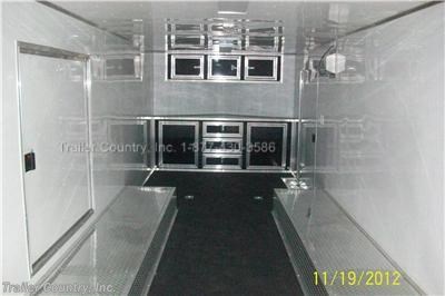 &lt;p&gt;NEW 8.5 X 24&#39; V-NOSED ENCLOSED CAR HAULER TRAILER LOADED W/ OPTIONS &amp;amp; RACE READY 2 PACKAGE!&lt;/p&gt;
&lt;div&gt;
&lt;div&gt;&amp;nbsp;&lt;/div&gt;
&lt;div&gt;Up for your consideration is a Brand New Heavy Duty Model 8.5 x 24 Tandem Axle,&lt;/div&gt;
&lt;div&gt;&amp;nbsp;&lt;/div&gt;
&lt;div&gt;V-Nosed Enclosed Race Toy Car Hauler Cargo Trailer.&lt;/div&gt;
&lt;div&gt;&amp;nbsp;&lt;/div&gt;
&lt;div&gt;YOU&#39;VE SEEN THE REST...NOW BUY THE BEST!&lt;/div&gt;
&lt;div&gt;&amp;nbsp;&lt;/div&gt;
&lt;div&gt;ALL the TOP QUALITY FEATURES listed in this ad!&lt;/div&gt;
&lt;div&gt;&amp;nbsp;&lt;/div&gt;
&lt;div&gt;Elite Series:&lt;/div&gt;
&lt;div&gt;&amp;nbsp;&lt;/div&gt;
&lt;div&gt;- Heavy Duty 6&quot; I Beam Main Frame w/ 2&quot;X6&quot; Square Tube Frame&lt;/div&gt;
&lt;div&gt;- 24&#39; Box Space + V-Nose&lt;/div&gt;
&lt;div&gt;- 54&quot; TRIPLE TUBE TONGUE&lt;/div&gt;
&lt;div&gt;- 16&quot; On Center Walls&lt;/div&gt;
&lt;div&gt;- 16&quot; On Center Floors&lt;/div&gt;
&lt;div&gt;- 16&quot; On Center Roof Bows&lt;/div&gt;
&lt;div&gt;- (2) 3,500lb &quot; DEXTER&quot; SPRING Axles w/ All Wheel Electric Brakes &amp;amp; EZ LUBE Grease Fittings-Self Adusting Axles&lt;/div&gt;
&lt;div&gt;- HEAVY DUTY Rear Spring Assisted Ramp Door with (2) Barlocks for Security, &amp;amp; EZ Lube Hinge Pins&lt;/div&gt;
&lt;div&gt;- No-Show Beaver Tail (Dove Tail)&lt;/div&gt;
&lt;div&gt;- 4 - 5,000lb Flush Floor Mounted D-Rings (Welded to Frame)&lt;/div&gt;
&lt;div&gt;- 36&quot; Side Door with Lock&lt;/div&gt;
&lt;div&gt;- ATP Diamond Plate Recessed Step-Up in Side door&lt;/div&gt;
&lt;div&gt;- 6&#39;6&quot; Interior Height inside Box Space&lt;/div&gt;
&lt;div&gt;- Galvalume Seamed Roof w/ Thermo Ply Ceiling Liner&lt;/div&gt;
&lt;div&gt;- 2 5/16&quot; Coupler w/ Snapper Pin&lt;/div&gt;
&lt;div&gt;- Heavy Duty Safety Chains&lt;/div&gt;
&lt;div&gt;- 2K Top-Wind Jack&lt;/div&gt;
&lt;div&gt;- 7-Way Round RV Electrical Wiring Harness w/ Battery Back-Up &amp;amp; Safety Switch&lt;/div&gt;
&lt;div&gt;- 24&quot; ATP Front StoneGuard w/ ATP Nose Cap&lt;/div&gt;
&lt;div&gt;- Exterior L.E.D Lighting Package&lt;/div&gt;
&lt;div&gt;- 3/8&quot; Heavy Duty Top Grade Plywood Walls&lt;/div&gt;
&lt;div&gt;- 3/4&quot; Heavy Duty Top Grade Plywood Floors&lt;/div&gt;
&lt;div&gt;- Heavy Duty Smooth Fender Flares&lt;/div&gt;
&lt;div&gt;- Deluxe License Plate Holder with Light&lt;/div&gt;
&lt;div&gt;- Top Quality Exterior Grade Automotive Paint&lt;/div&gt;
&lt;div&gt;- (1) Roof Vent&lt;/div&gt;
&lt;div&gt;- 12-Volt Interior Trailer Light w/ Wall Switch&lt;/div&gt;
&lt;div&gt;- 15&quot; Radial Tires&lt;/div&gt;
&lt;div&gt;- Silver Modular Wheels&lt;/div&gt;
&lt;div&gt;&amp;nbsp;&lt;/div&gt;
&lt;div&gt;Race Ready 2 Pack:&lt;/div&gt;
&lt;div&gt;&amp;nbsp;&lt;/div&gt;
&lt;div&gt;- RTP Floor (Rubber Tread Plate)&lt;/div&gt;
&lt;div&gt;- RTP Ramp &amp;amp; Transitional Flap (Rubber Tread Plate)&lt;/div&gt;
&lt;div&gt;- White Metal Walls&amp;nbsp;&lt;/div&gt;
&lt;div&gt;- White Metal Ceiling&lt;/div&gt;
&lt;div&gt;- 48&quot; Side Door&lt;/div&gt;
&lt;div&gt;- 54&quot; Escape Door ~ Driver Side&lt;/div&gt;
&lt;div&gt;- Electrical Package (w/30 AMP Panel Box, (2)110 Volt Interior Recepts, 25&#39; Life Line, (2)4&#39; 12 Volt L.E.D. Strip Lights w/ Battery)&lt;/div&gt;
&lt;div&gt;- Black Metal Base &amp;amp; Overhead Cabinets&lt;/div&gt;
&lt;div&gt;- (2) 12 Volt L.E.D. Side Race Lights&amp;nbsp;&lt;/div&gt;
&lt;div&gt;- (1) Pair 12 Volt Rear Loading Lights&lt;/div&gt;
&lt;div&gt;&amp;nbsp;&lt;/div&gt;
&lt;div&gt;Additional Upgrades Include:&lt;/div&gt;
&lt;div&gt;&amp;nbsp;&lt;/div&gt;
&lt;div&gt;- (2) 5,200 lb &quot; DEXTER&quot; SPRING Axles w/ All Wheel Electric Brakes &amp;amp; EZ LUBE Grease Fittings-Self Adusting Axles Upgraded from Standard Axles)&lt;/div&gt;
&lt;div&gt;- Pair 15 Foot Aluminum Ramp Overs (Mounted)&lt;/div&gt;
&lt;div&gt;- Star Aluminum Mag Wheels&lt;/div&gt;
&lt;div&gt;- 15&quot; Radial Tires&lt;/div&gt;
&lt;div&gt;- Screwless Metal Exterior Walls&lt;/div&gt;
&lt;div&gt;- Screwless Metal Interior Walls&lt;/div&gt;
&lt;div&gt;- Touring Pack (Black Metal Exterior &amp;amp; 24&quot; Polished Sides &amp;amp; Rear)&lt;/div&gt;
&lt;div&gt;- 6&quot; Additional Interior Height (Total 7&#39; Interior Height)&lt;/div&gt;
&lt;div&gt;- 15&quot; Silver Mod Spare Tire&lt;/div&gt;
&lt;/div&gt;
&lt;p&gt;&amp;nbsp;&lt;/p&gt;
&lt;p&gt;* * Manufacturers Title and 5 Year Limited Warranty Included * *&lt;br /&gt;* * PRODUCT LIABILITY INSURANCE * *&lt;br /&gt;* * FINANCING IS AVAILABLE W/ APPROVED CREDIT * *&lt;/p&gt;
&lt;p&gt;ASK US ABOUT OUR RENT TO OWN PROGRAM - NO CREDIT CHECK - LOW DOWN PAYMENT&lt;/p&gt;
&lt;p&gt;&lt;br /&gt;Trailer is offered @ factory direct pick up in Willacoochee, GA...We also offer Nationwide Delivery, please contact us for more information.&lt;br /&gt;CALL: 888-710-2112&lt;/p&gt;