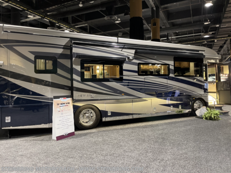 &lt;p class=&quot;MsoListParagraphCxSpFirst&quot; style=&quot;text-indent: -0.25in; text-align: center;&quot;&gt;&lt;!-- [if !supportLists]--&gt;2023 NEWMAR NEW AIRE DIESEL PUSHER 3543SMALL IN STATURE, LARGE ON THE LUXURIOUS APPOINTMENTS&lt;/p&gt;
&lt;p class=&quot;MsoListParagraphCxSpFirst&quot; style=&quot;text-indent: -0.25in; text-align: center;&quot;&gt;&amp;nbsp;&lt;/p&gt;
&lt;ul&gt;
&lt;li&gt;&lt;!-- [if !supportLists]--&gt;35 FT SPARTAN CHASSIS&lt;/li&gt;
&lt;li&gt;&lt;!-- [if !supportLists]--&gt;450HP CUMMINS ENGINE&lt;/li&gt;
&lt;li&gt;&lt;!-- [if !supportLists]--&gt;SPARTA INTERIOR D&amp;Eacute;COR&lt;/li&gt;
&lt;li&gt;&lt;!-- [if !supportLists]--&gt;OMNI FULL PAINTED EXTERIOR GRAPHICS&lt;/li&gt;
&lt;li&gt;&lt;!-- [if !supportLists]--&gt;HARDWOOD CABINETS TUSCAN MAPLE WITH SLAB BEVELED DOORS- SUEDE FINISH&lt;/li&gt;
&lt;li&gt;&lt;!-- [if !supportLists]--&gt;ELECTRIC RADIANT HEAT INSTALLED BELOW MAIN FLOOR TILE&lt;/li&gt;
&lt;li&gt;&lt;!-- [if !supportLists]--&gt;CENTRAL VACUUM WITH TOOL KIT&lt;/li&gt;
&lt;li&gt;&lt;!-- [if !supportLists]--&gt;DISHWASHER IN A DRAWER WITH STAINLESS STEEL FRONT LOCATED BELOW COOKTOP&lt;/li&gt;
&lt;li&gt;&lt;!-- [if !supportLists]--&gt;FIREPLACE IN DRY BAR&lt;/li&gt;
&lt;li&gt;&lt;!-- [if !supportLists]--&gt;FREEZER DOMESTIC 1.35 Cf ON PULL OUT TRAY&lt;/li&gt;
&lt;li&gt;&lt;!-- [if !supportLists]--&gt;WASHER/DRYER SPLENDIDE TWO PIECE STACKED&lt;/li&gt;
&lt;li&gt;&lt;!-- [if !supportLists]--&gt;EXTERIOR ENTERTAINMENT WITH SANSUNG 43&amp;rdquo; 4K TV IN SIDEWALL WITH BOSE SOUND BAR&lt;/li&gt;
&lt;li&gt;&lt;!-- [if !supportLists]--&gt;EXTRA MONITOR ON PASSENGER SIDE&lt;/li&gt;
&lt;li&gt;&lt;!-- [if !supportLists]--&gt;XITE HD 360 CAMERA SYSTEM WITH PREDICTIVE GRID LINES AND TRI-VIEW REAR CAMERA&lt;/li&gt;
&lt;li&gt;&lt;!-- [if !supportLists]--&gt;MATTRESS SLEEP NUMBER AIR R5 RADIUS CORNER&lt;/li&gt;
&lt;li&gt;&lt;!-- [if !supportLists]--&gt;LED LIGHTS INSTALLED UNDER OFF DOOR SIDE SLIDEOUTS&lt;/li&gt;
&lt;li&gt;&lt;!-- [if !supportLists]--&gt;SOLAR PANELS 4 FLEXIBLE 100 WATT ON ROOF&lt;/li&gt;
&lt;li&gt;&lt;!-- [if !supportLists]--&gt;STAINLESS TRIM KIT FOR EXTERIOR COMPARTMENT DOORS AND STEP&lt;/li&gt;
&lt;li&gt;&lt;!-- [if !supportLists]--&gt;STORAGE TRAY 13X58 POWER, LOCATION &amp;ndash; BAY 2&lt;/li&gt;
&lt;li&gt;&lt;!-- [if !supportLists]--&gt;STORAGE TRAY 31-1/2X58 POWER, LOCATION &amp;ndash; BAY 3&lt;/li&gt;
&lt;li&gt;&lt;!-- [if !supportLists]--&gt;ASSIST HANDLE &amp;ndash; EACH SHOWER&lt;/li&gt;
&lt;li&gt;&lt;!-- [if !supportLists]--&gt;GIRARD NOVA TWO SIDE AWNINGS IN LIEU OF STANDARD&lt;/li&gt;
&lt;li&gt;&lt;!-- [if !supportLists]--&gt;GIRARD WINDOW AWNING, ENTRANCE DOOR AWNING, AND SLIDEOUT TOPPERS&lt;/li&gt;
&lt;li&gt;&lt;!-- [if !supportLists]--&gt;VENTED WINDOWS IN THE SOFA, DINETTE, AND KITCHEN AREAS&lt;/li&gt;
&lt;/ul&gt;
&lt;p&gt;VISIT OUR WEBSITE &lt;a href=&quot;http://www.steinbring.com&quot;&gt;HERE&lt;/a&gt;&lt;/p&gt;
&lt;p&gt;WE&#39;RE HERE FOR YOU, CALL US AT 320.834.6333&lt;/p&gt;
&lt;p&gt;&amp;nbsp;&lt;/p&gt;
&lt;p&gt;*** BEWARE FAKE&amp;nbsp;REPO&amp;nbsp;SITES RE-LISTING&amp;nbsp;DEALER&amp;nbsp;INVENTORY AS&amp;nbsp;THEIR OWN! WE HAVE NO AFFILIATION WITH ANY&amp;nbsp;REPO&amp;nbsp;SITES, THESE ARE&amp;nbsp;FRAUDULENT&amp;nbsp;SITES ATTEMPTING TO SCAM&amp;nbsp;BUYERS ***&lt;/p&gt;
&lt;p&gt;&amp;nbsp;&lt;/p&gt;