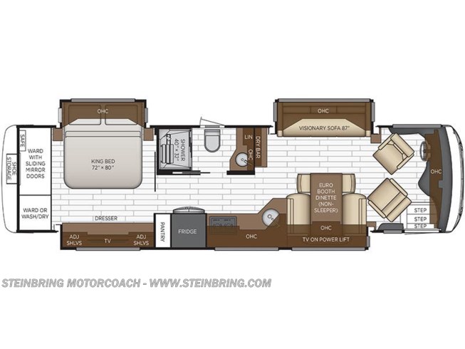 2023 Newmar New Aire 3543 floorplan image