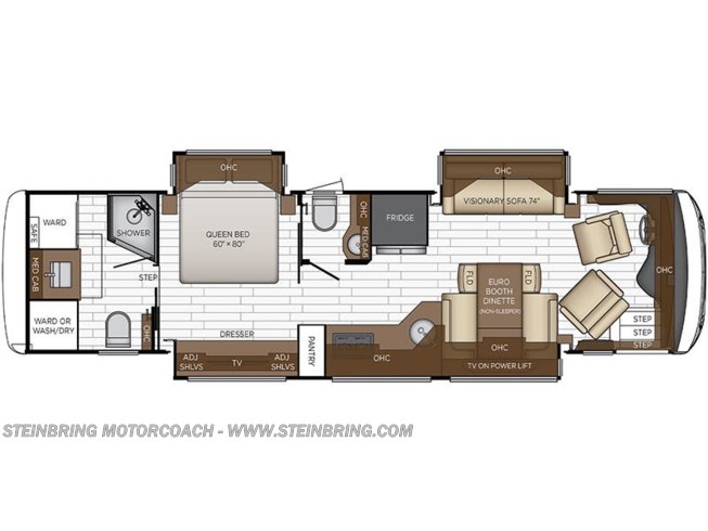 2023 Newmar New Aire 3547 floorplan image