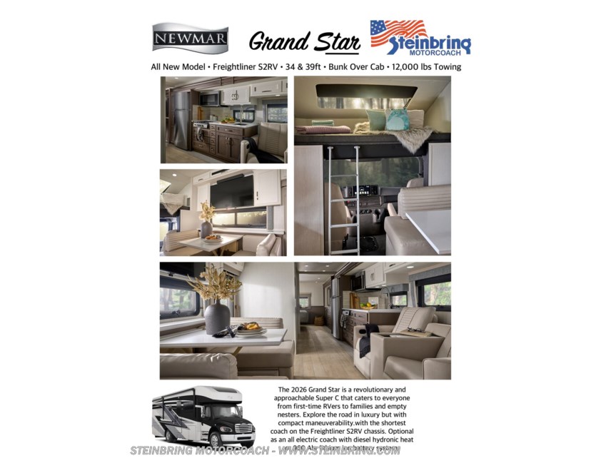 New 2026 Newmar Grand Star 3444 available in Garfield, Minnesota