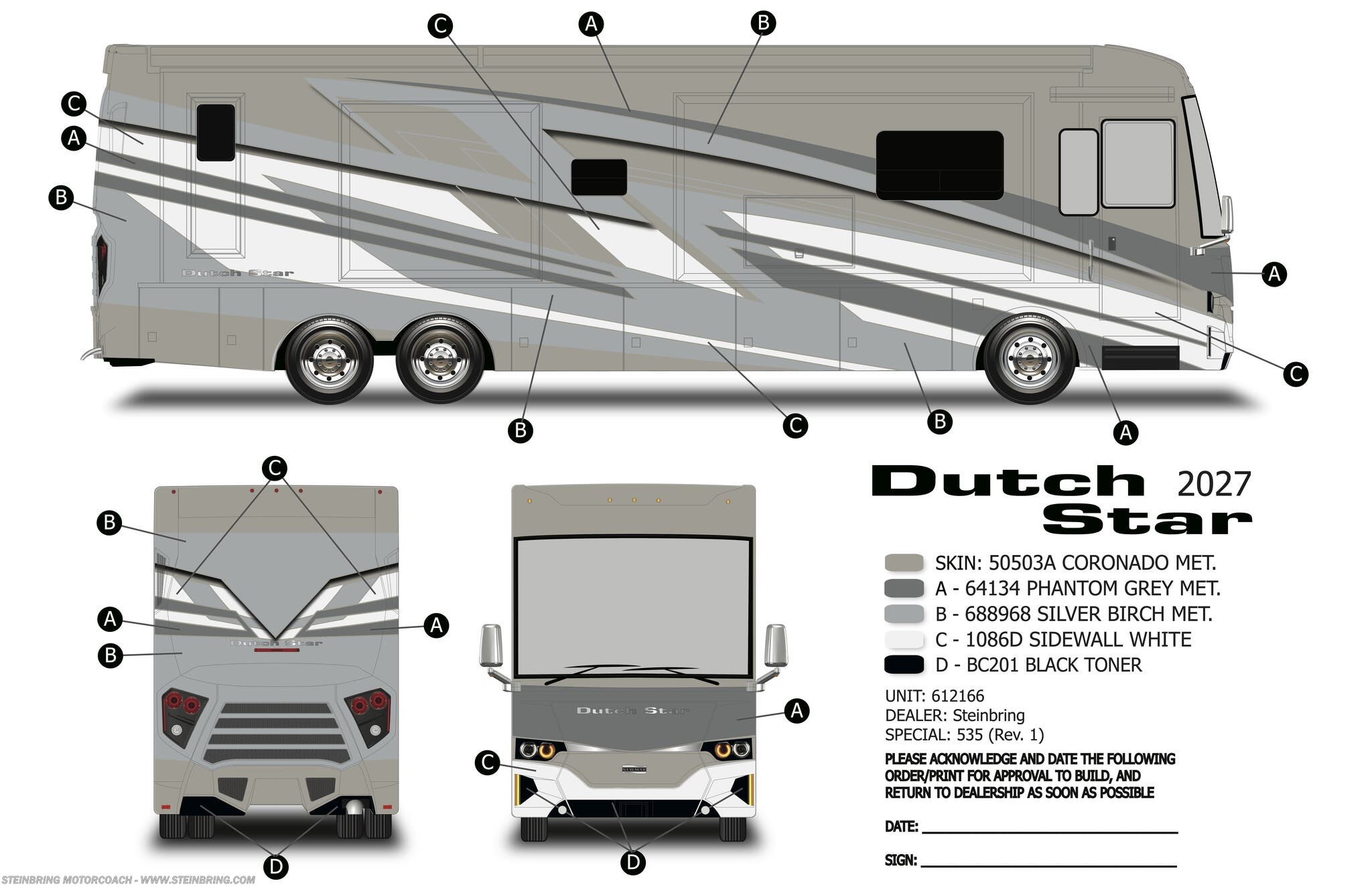 2027 Newmar Dutch Star 4369 (Freightliner) - New Class A for sale by Steinbring Motorcoach in Garfield, Minnesota