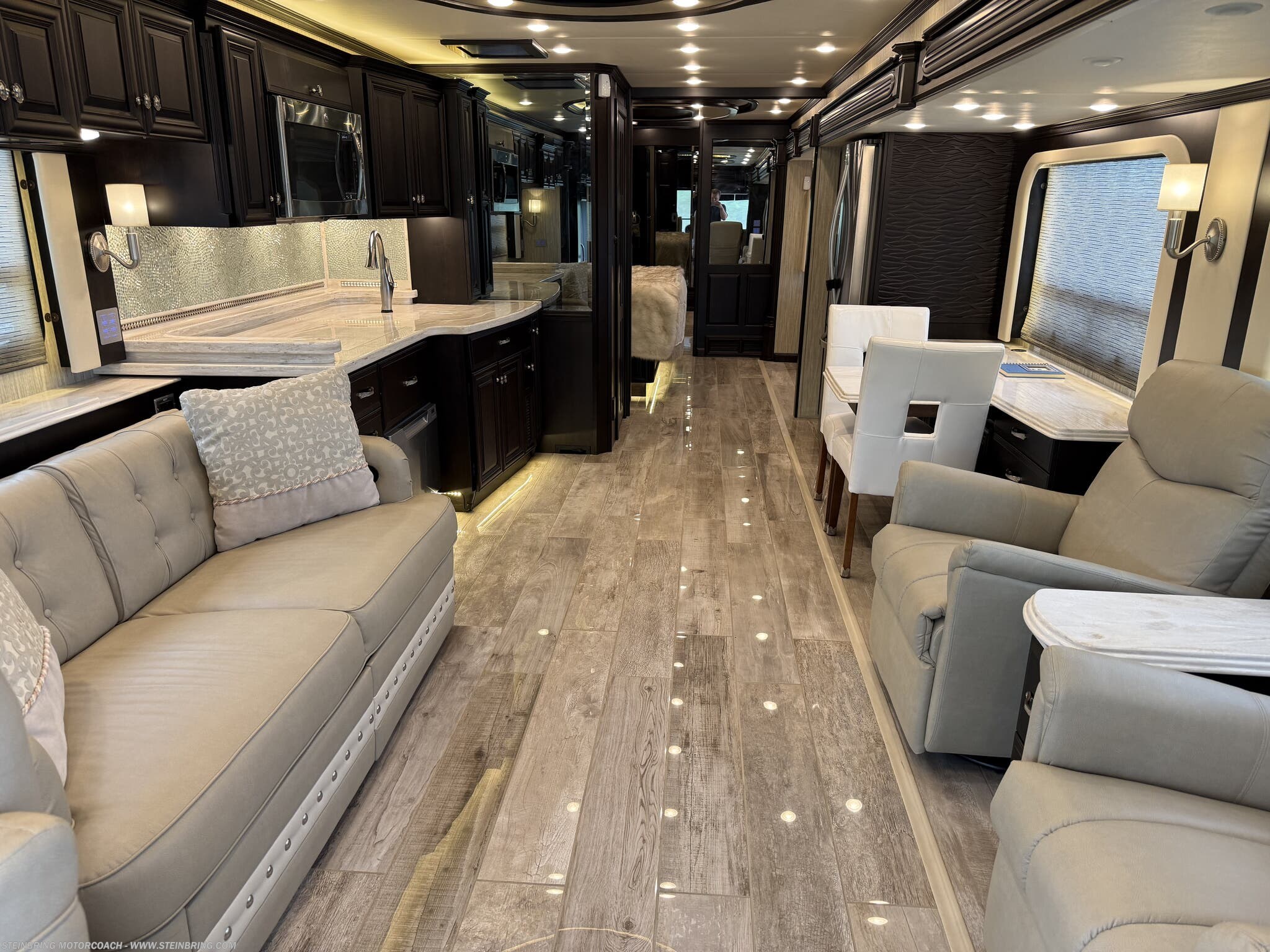 2017 Newmar Essex 4519 - Used Class A For Sale by Steinbring Motorcoach in Garfield, Minnesota features Bath & 1/2