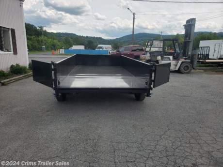 &lt;p&gt;14&#39; HEAVY duty dump trailer, standard features: 10 gauge floor, 12gauge sides, 7k never adjust brake axles, slipper spring suspension, tie down rail, full height 2&quot;x4&quot; stake pockets, 3 way tail gate with chains, spare tire mount, 6&#39; slide out ladder ramps, LED lights, adjustable coupler or pintle ring, 110volt battery maintainer, 12volt deep cycle battery, rear stabilizer legs, storage tray under bed, 12k bolt on drop leg jack, 4 D-ring tie downs, sealed wiring harness.&lt;/p&gt;
