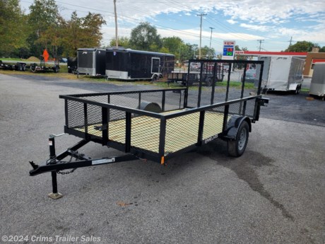 &lt;p&gt;Our best selling single axle trailer, 6-4X12 with 2 foot tall mesh sides, 4 D-ring tie downs, LED lighting, ramp gate, spare holder. Very useful! Almost always in stock. This trailer has a spring assist gate.&lt;/p&gt;